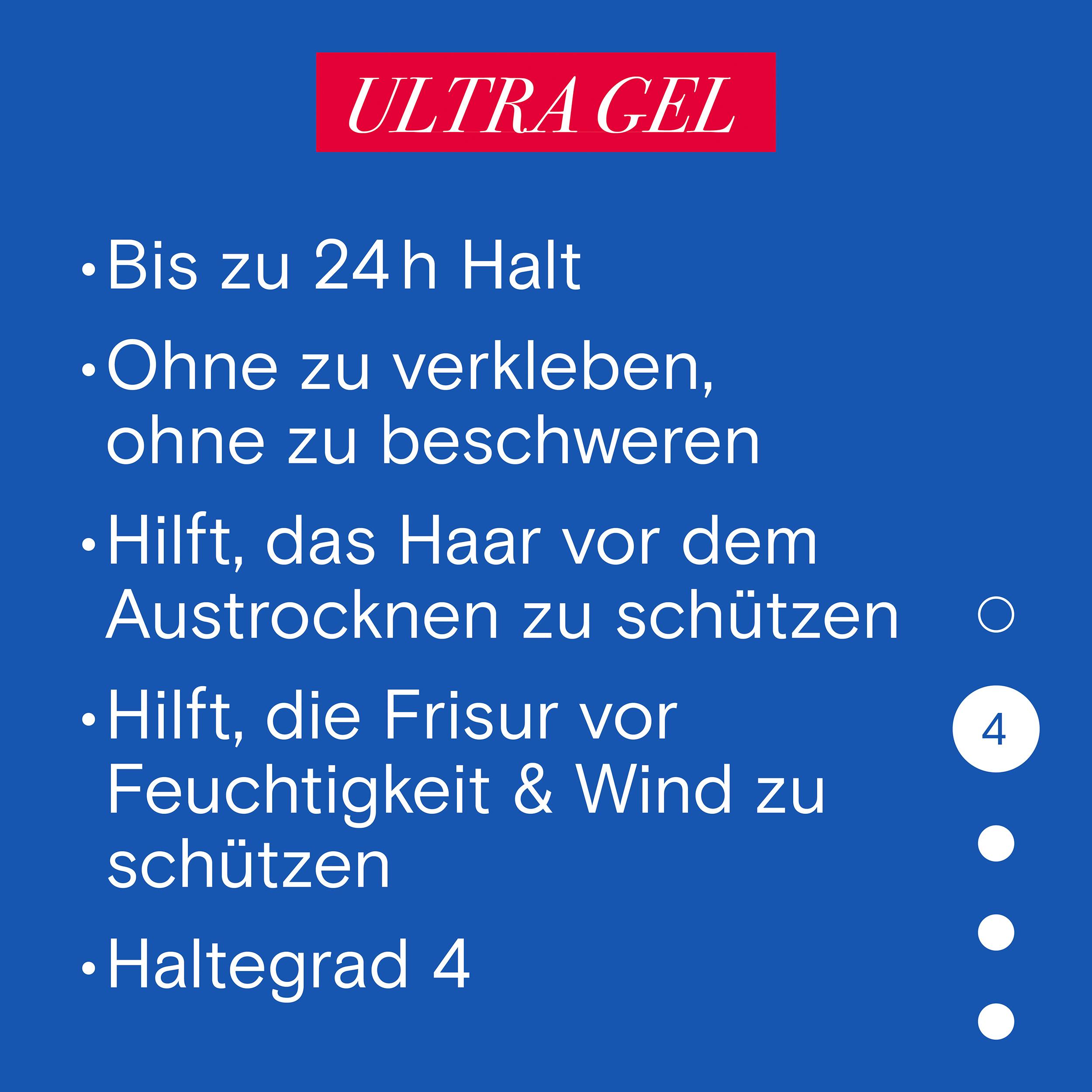 Produktbild taft Styling Gel Ultra 150 ml Haltegrad 4 - starker Halt 5 von 5