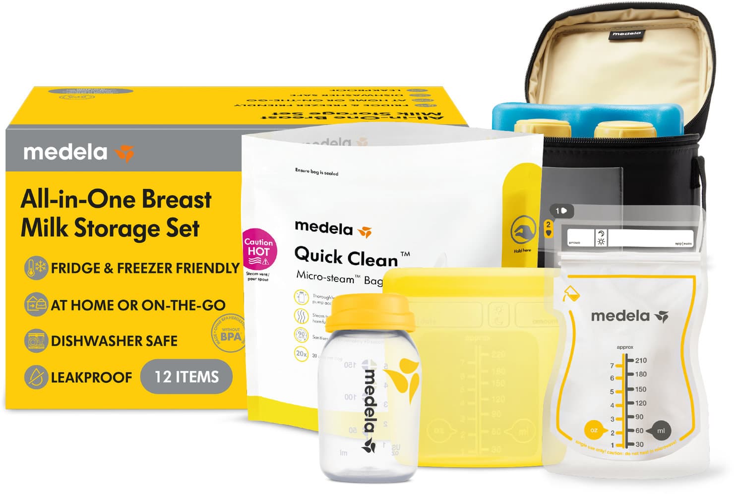 Medela All-in-One Set zur Aufbewahrung