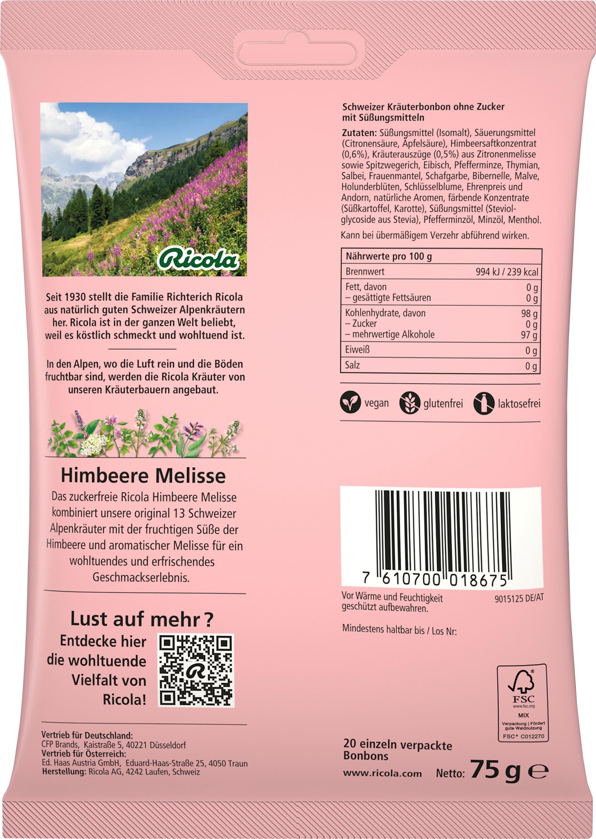 Produktbild Ricola Himbeere Melisse 2 von 2