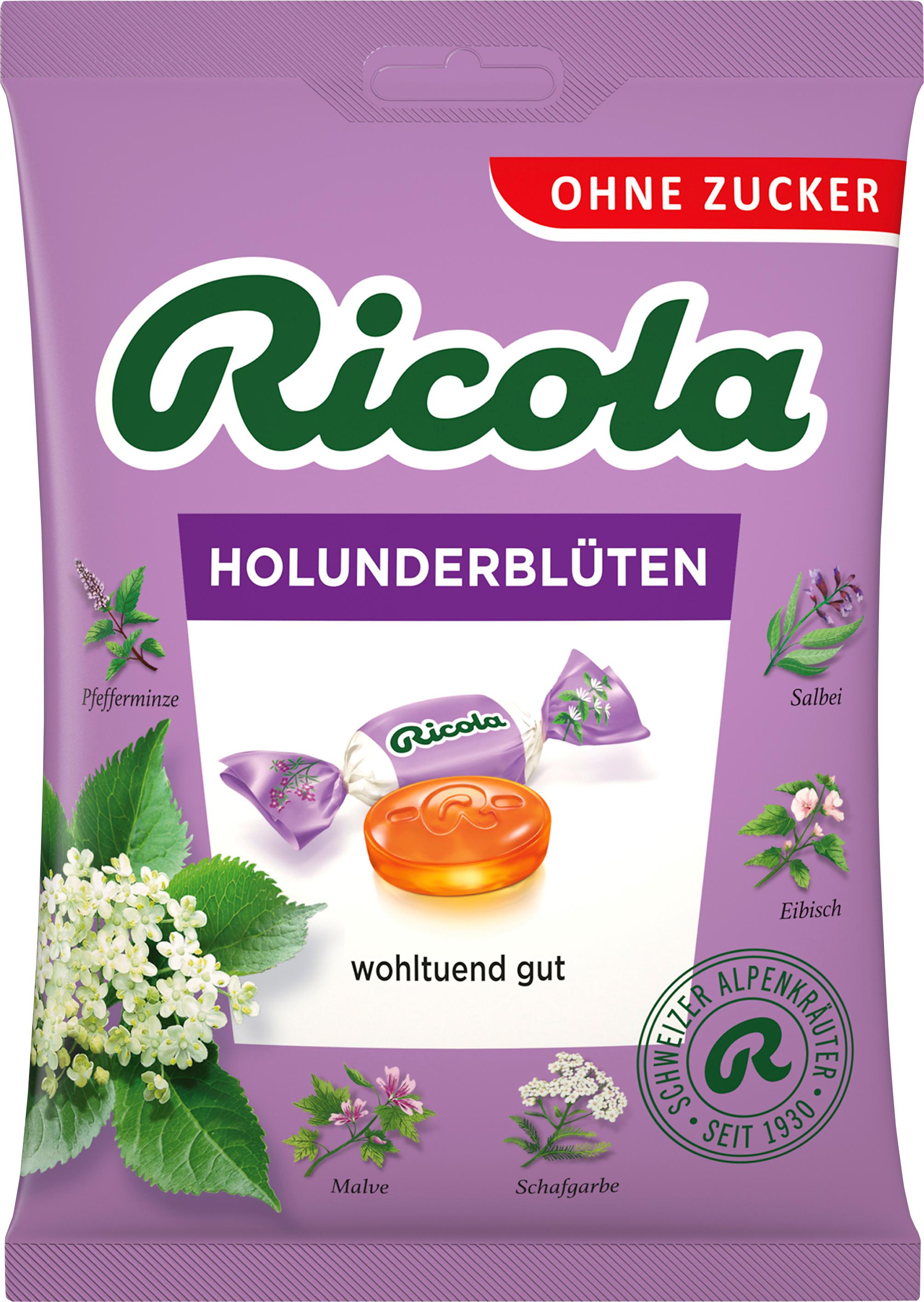 Ricola Bonbons Holunderblüten