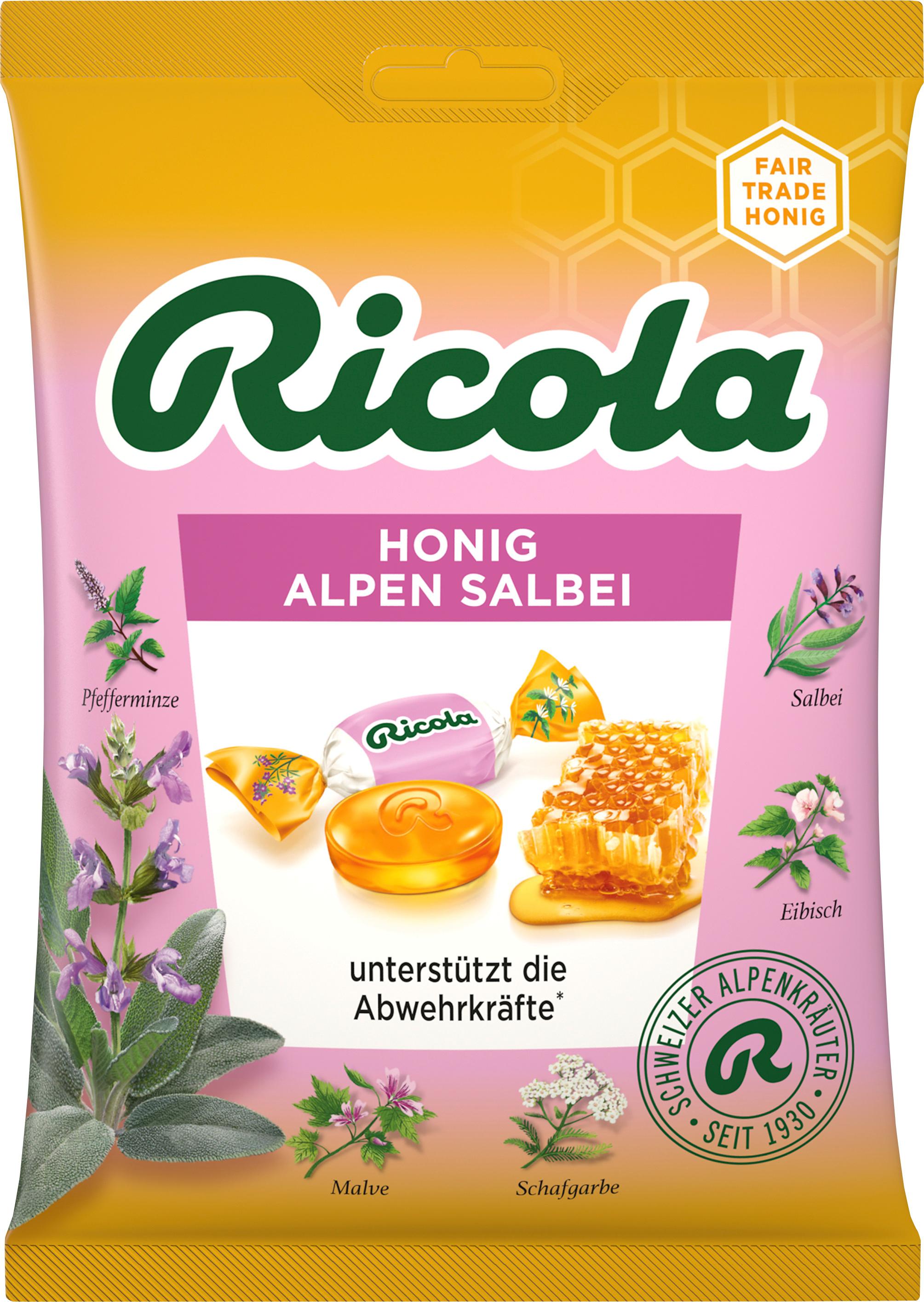 Ricola Bonbons Honig Alpen Salbei