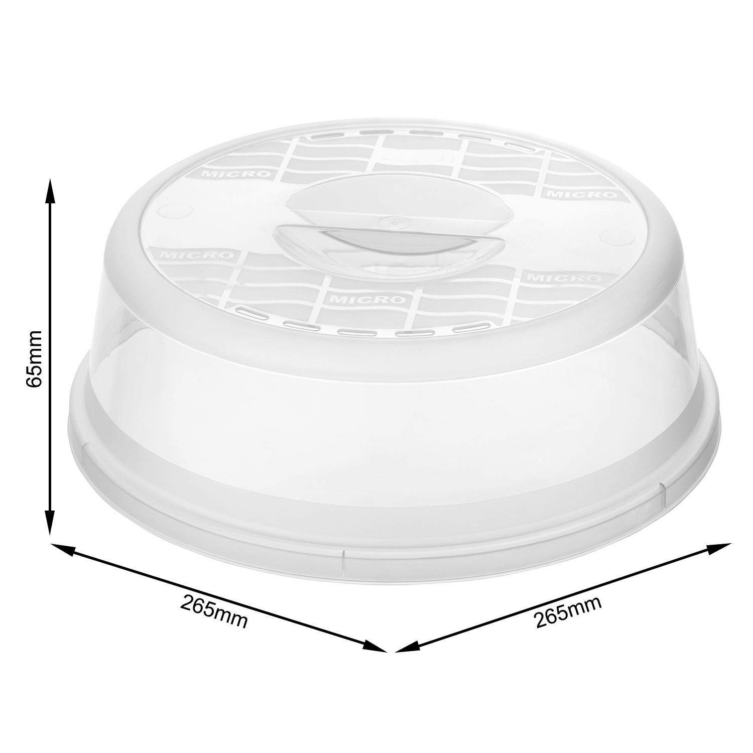 Produktbild rotho Basic Mikrowellenabdeckhaube, Ø 26,5 cm 4 von 4