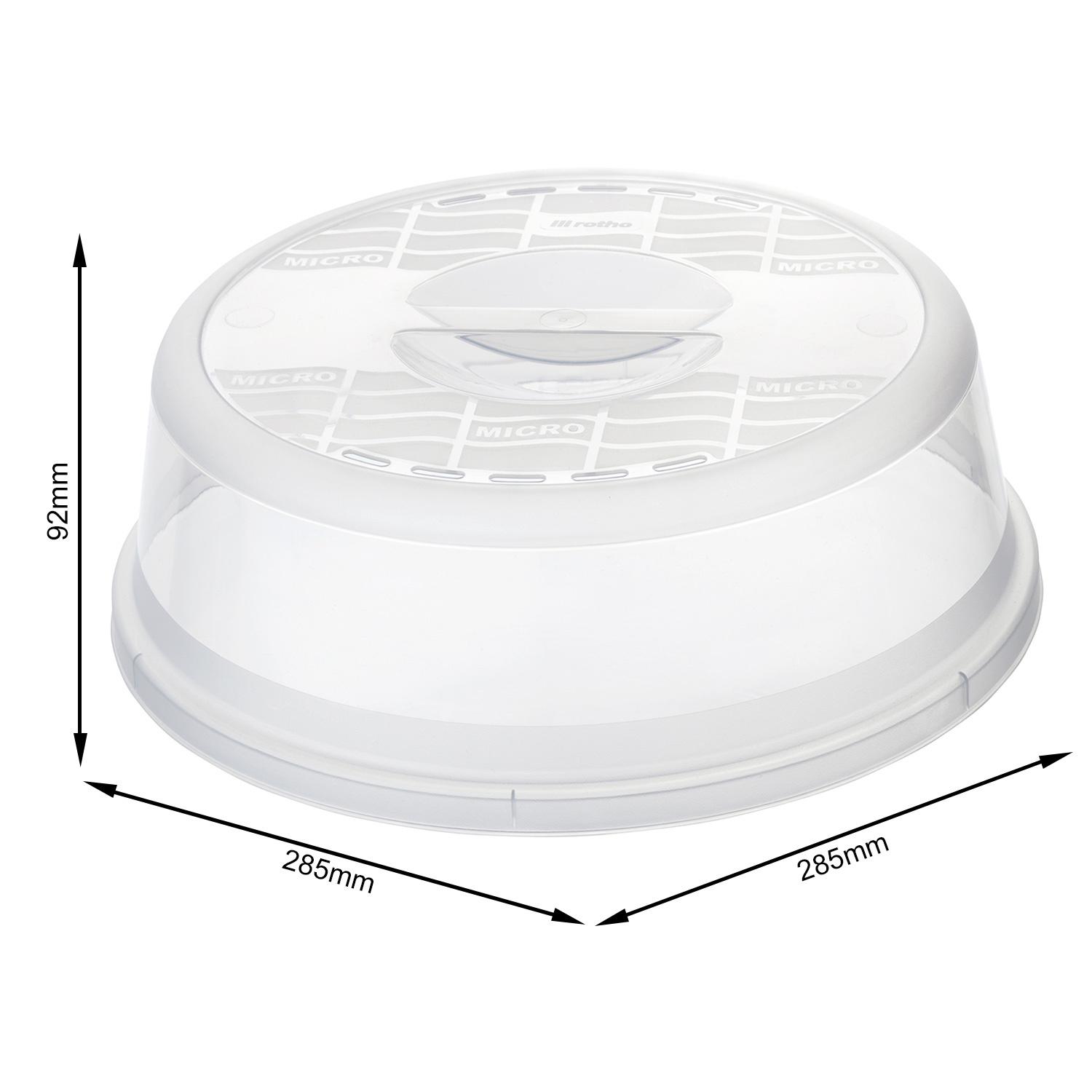 Produktbild rotho Basic Mikrowellenabdeckhaube, Ø 28,5cm 4 von 4