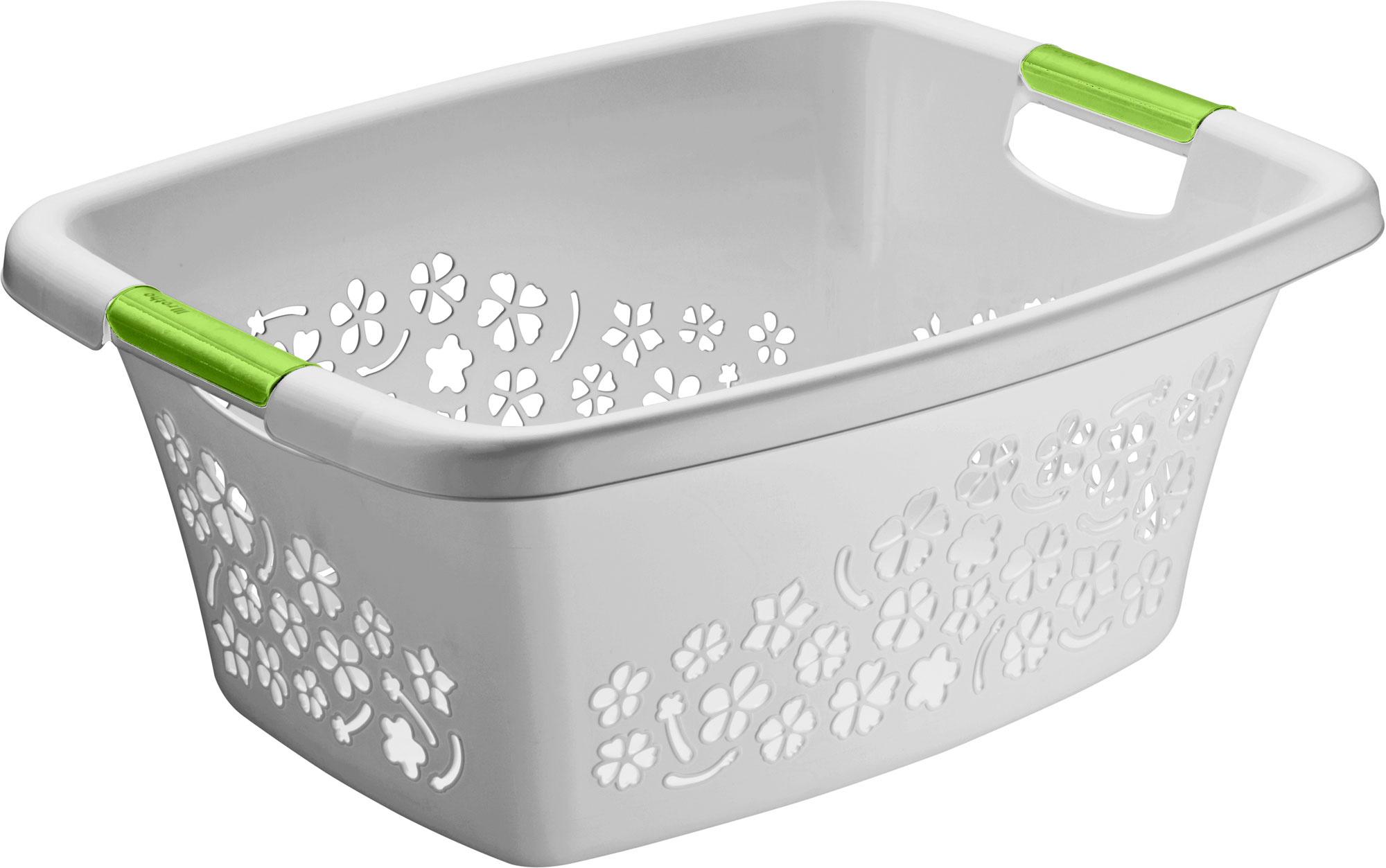 rotho Flowers Wäschekorb 25 l