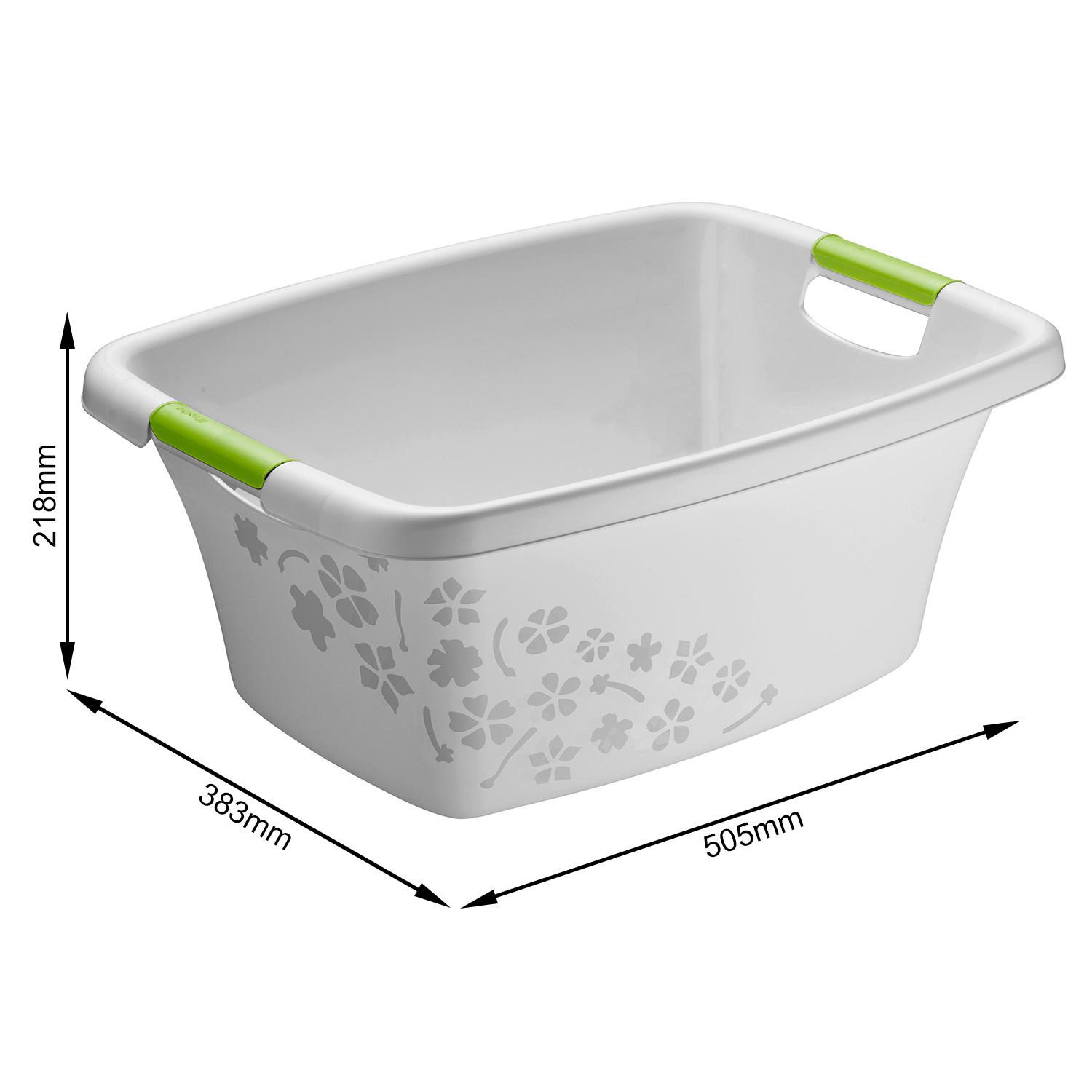 Produktbild rotho Flowers Wäschewanne 25 l 3 von 3
