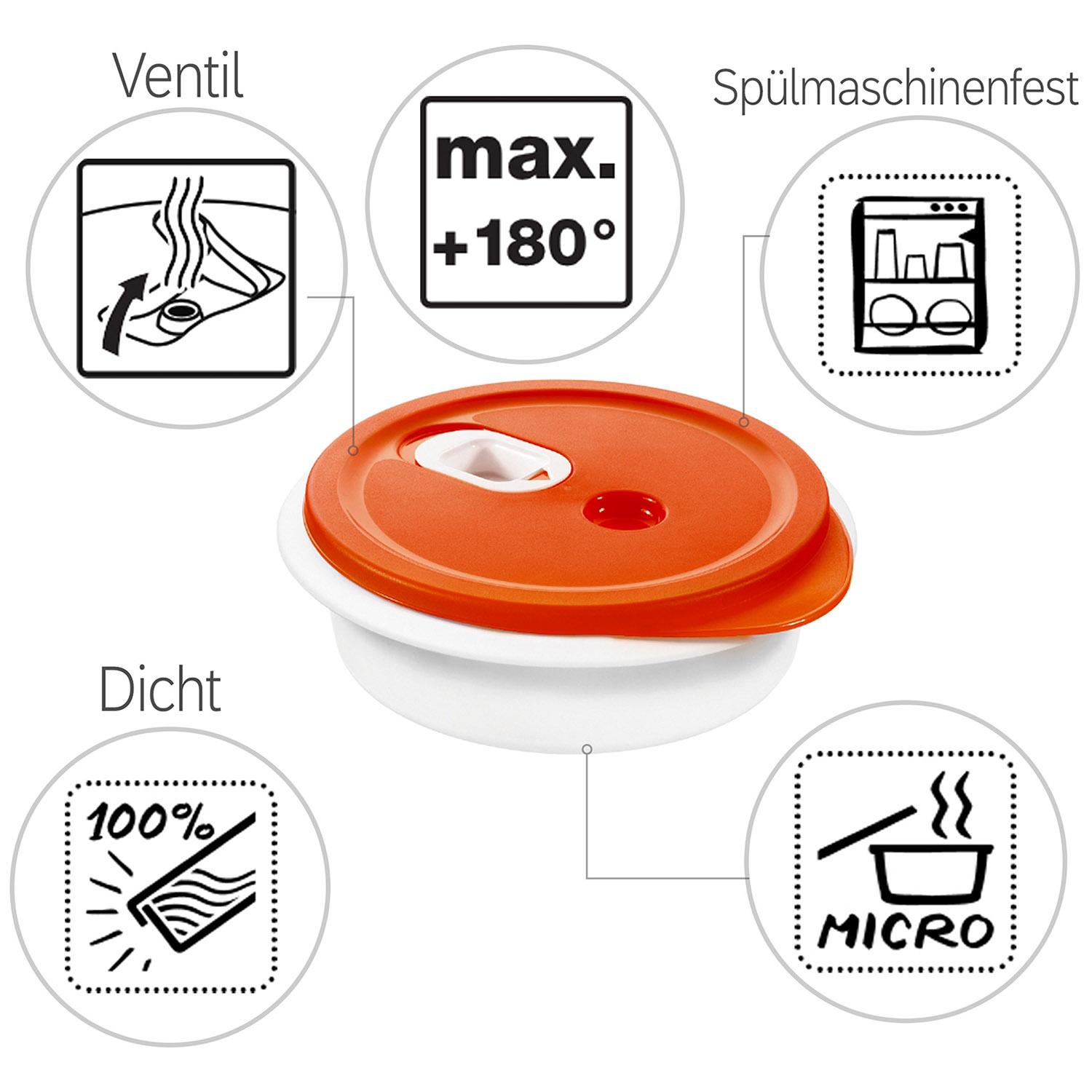 Produktbild rotho Mikrowellenteller tief Micro Clever 1l 4 von 4