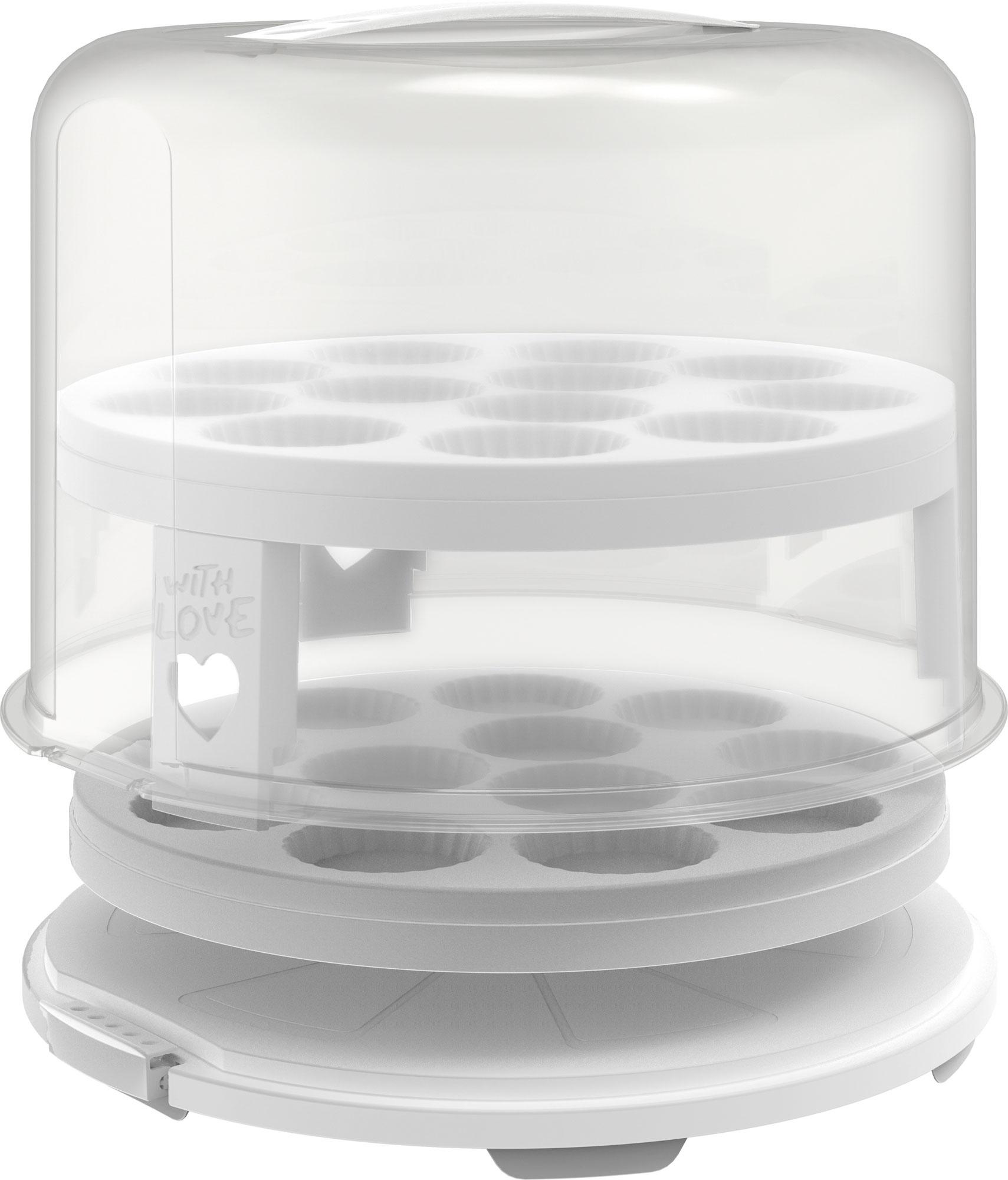 Produktbild rotho Tortenglocke XL mit Trays FRESH 2 von 6
