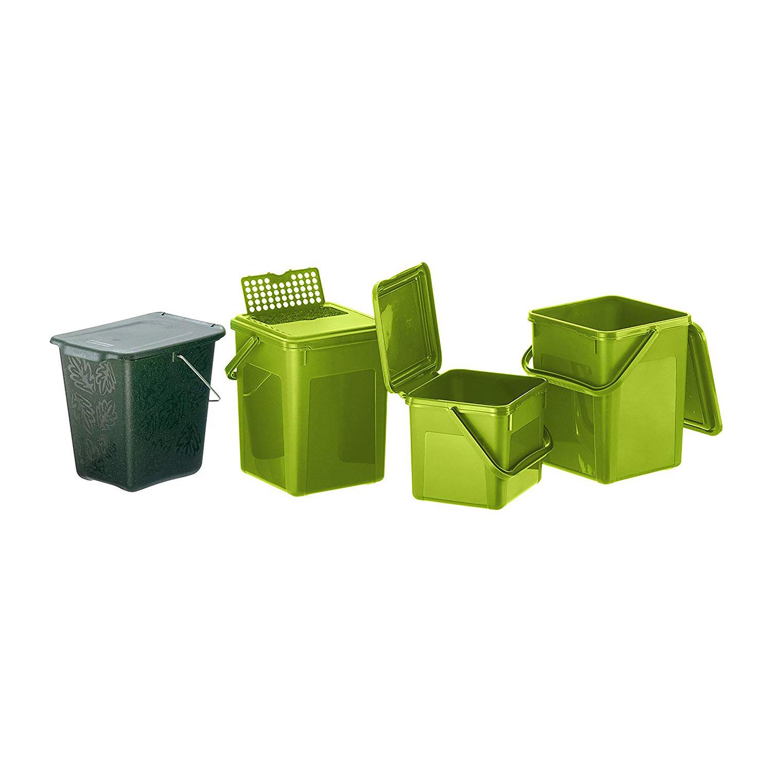 Produktbild rotho Komposteimer mit Aktivkohlefilter 9l 3 von 6