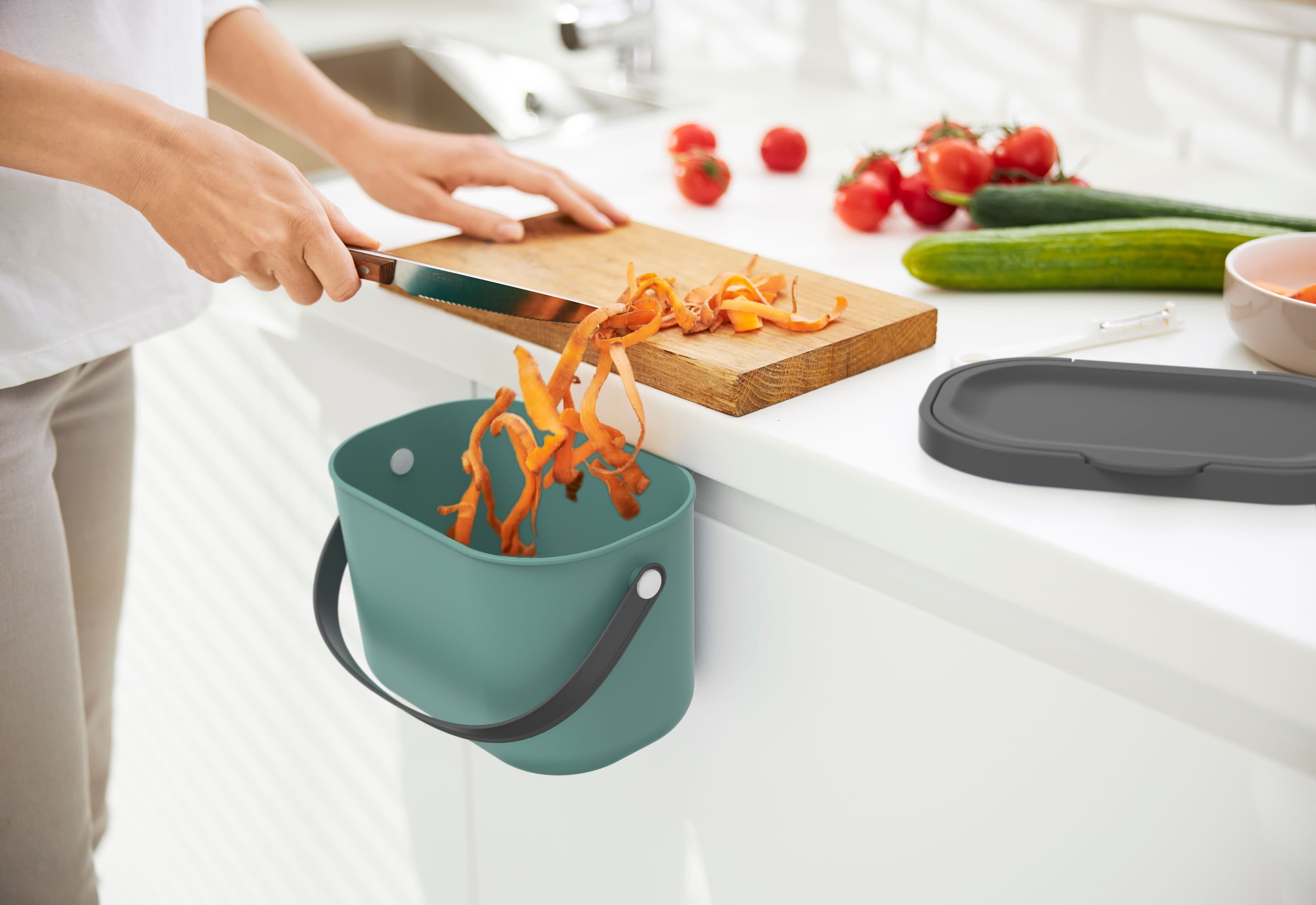 Produktbild rotho Bioabfallbehälter ALBULA 3.2l 4 von 6