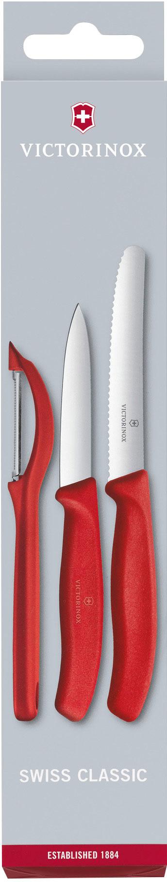 VICTORINOX Gemüsemesser-Set mit Schäler Swiss Classic