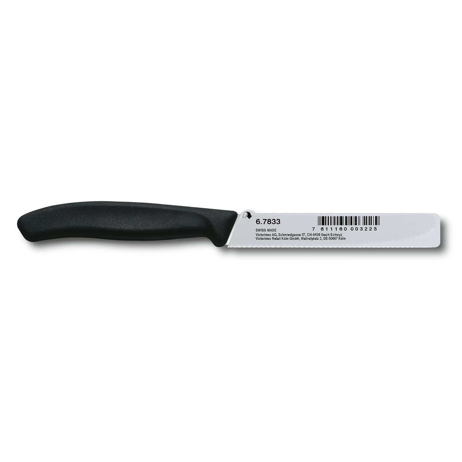 Produktbild VICTORINOX Vespermesser SwissClassic 11cm schwarz 3 von 3