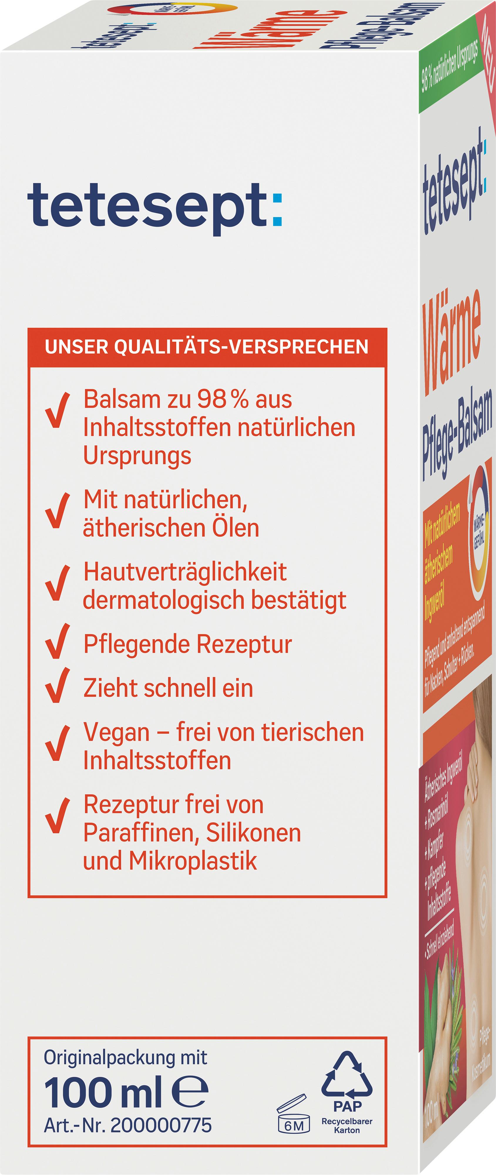 Produktbild tetesept Wärme Pflege-Balsam 7 von 7