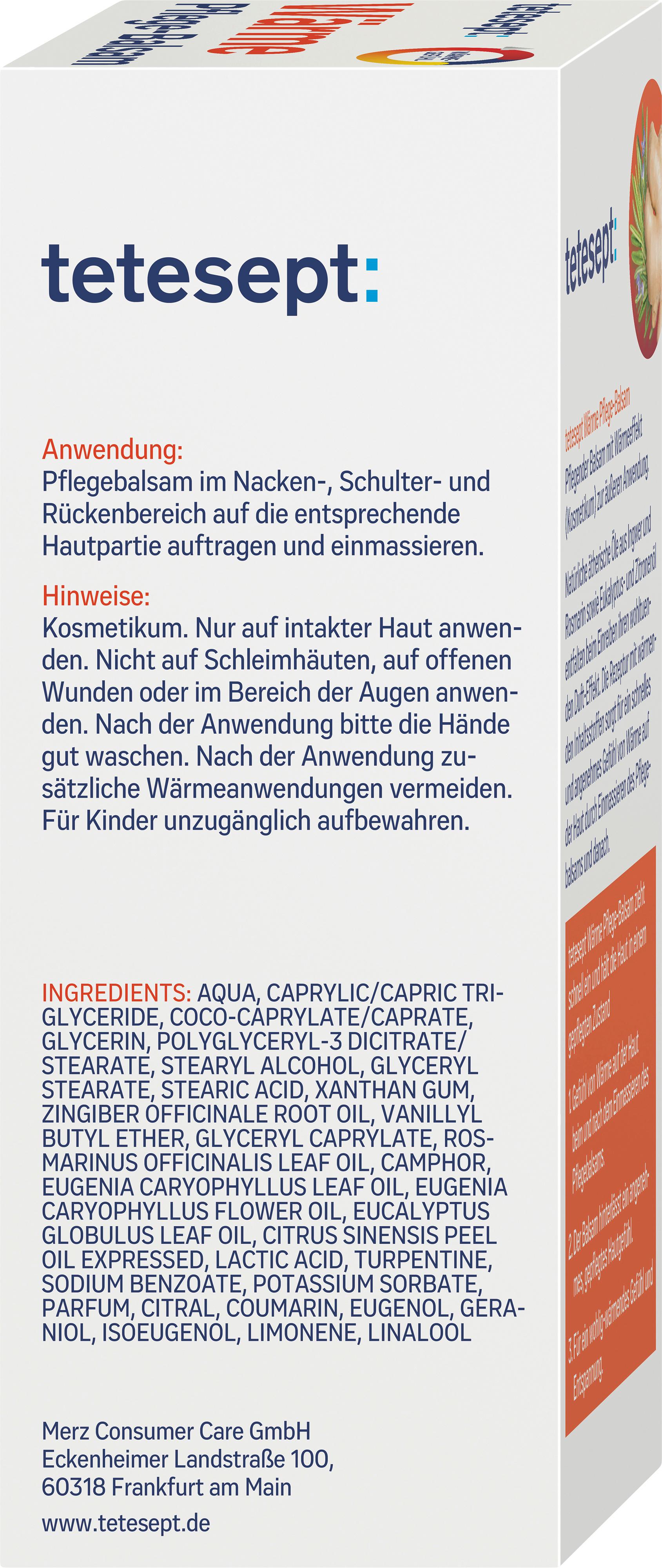 Produktbild tetesept Wärme Pflege-Balsam 5 von 7