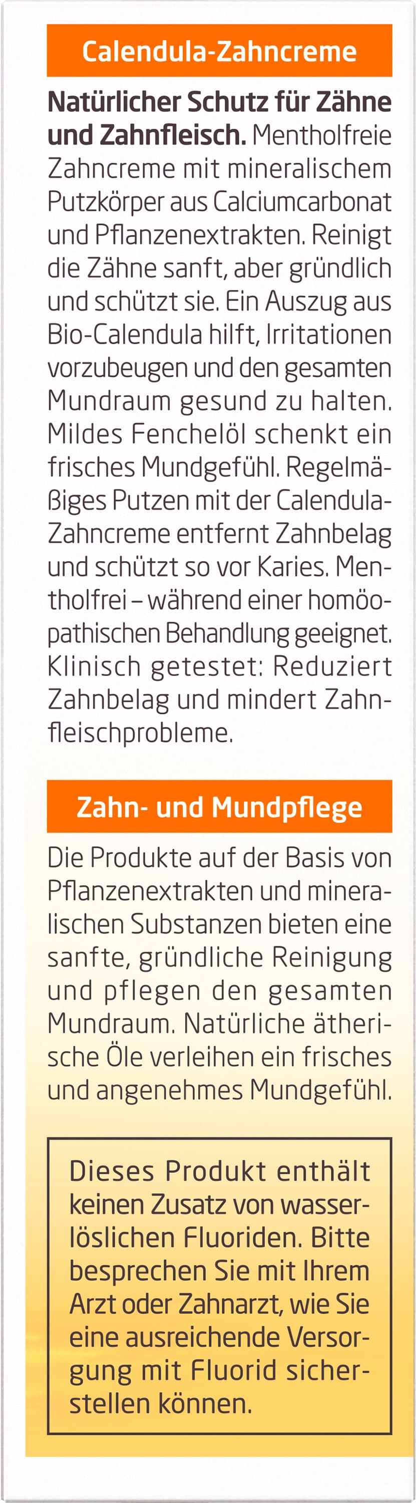 Produktbild WELEDA ZAHNPFLEGE Calendula-Zahncreme 4 von 5