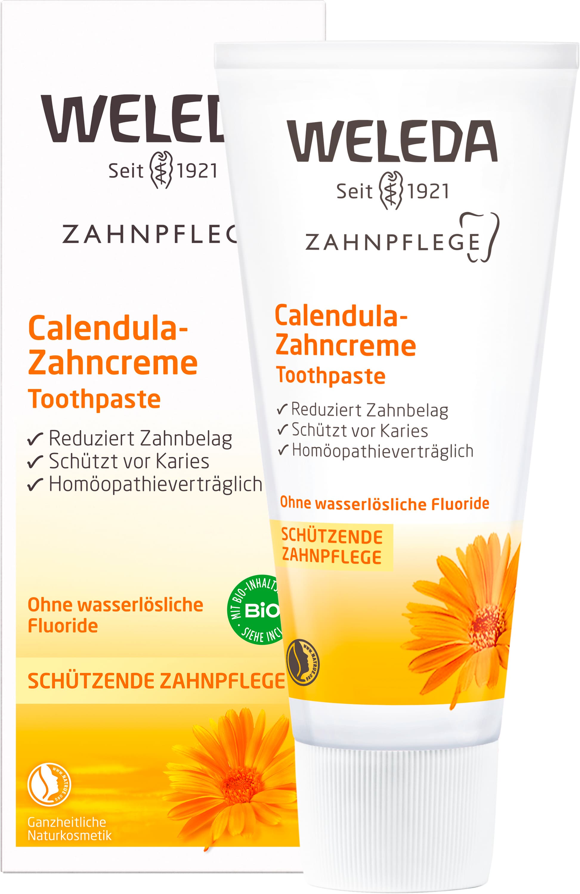 Produktbild WELEDA ZAHNPFLEGE Calendula-Zahncreme 2 von 5