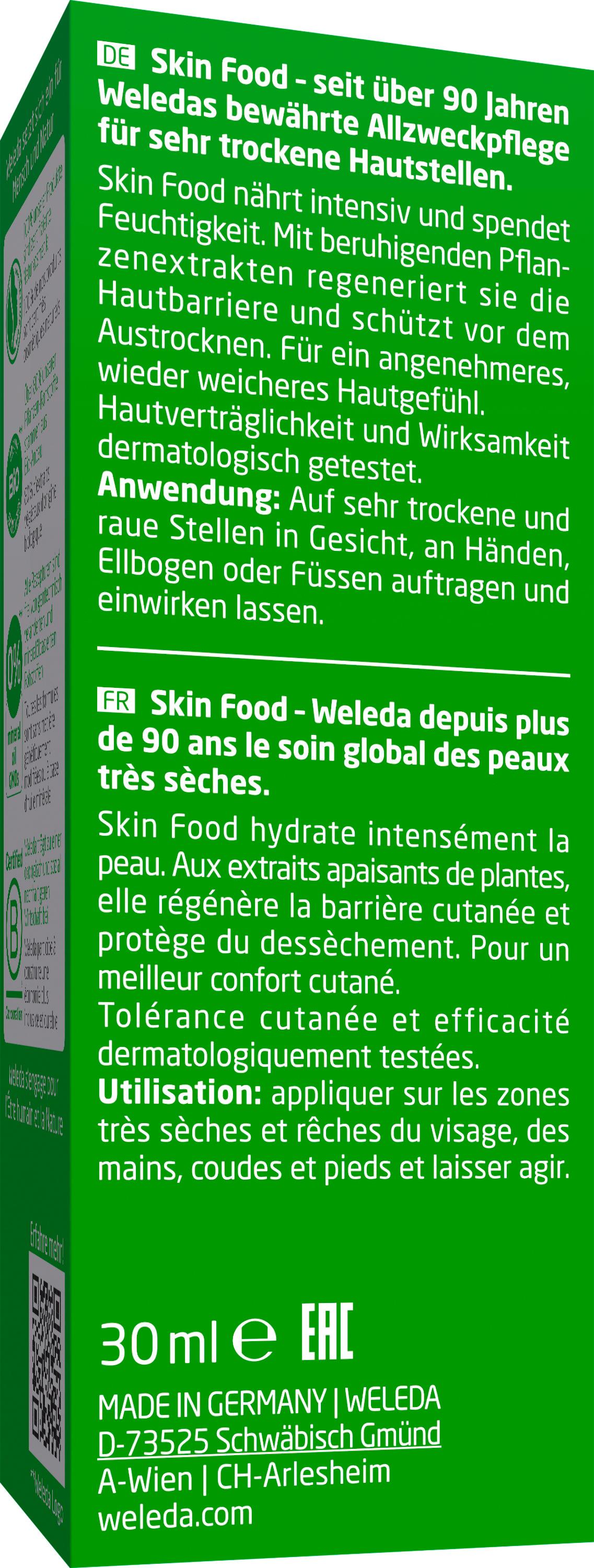 Produktbild WELEDA SKIN FOOD Nährende Gesichtspflege für Gesicht und Körper 2 von 9
