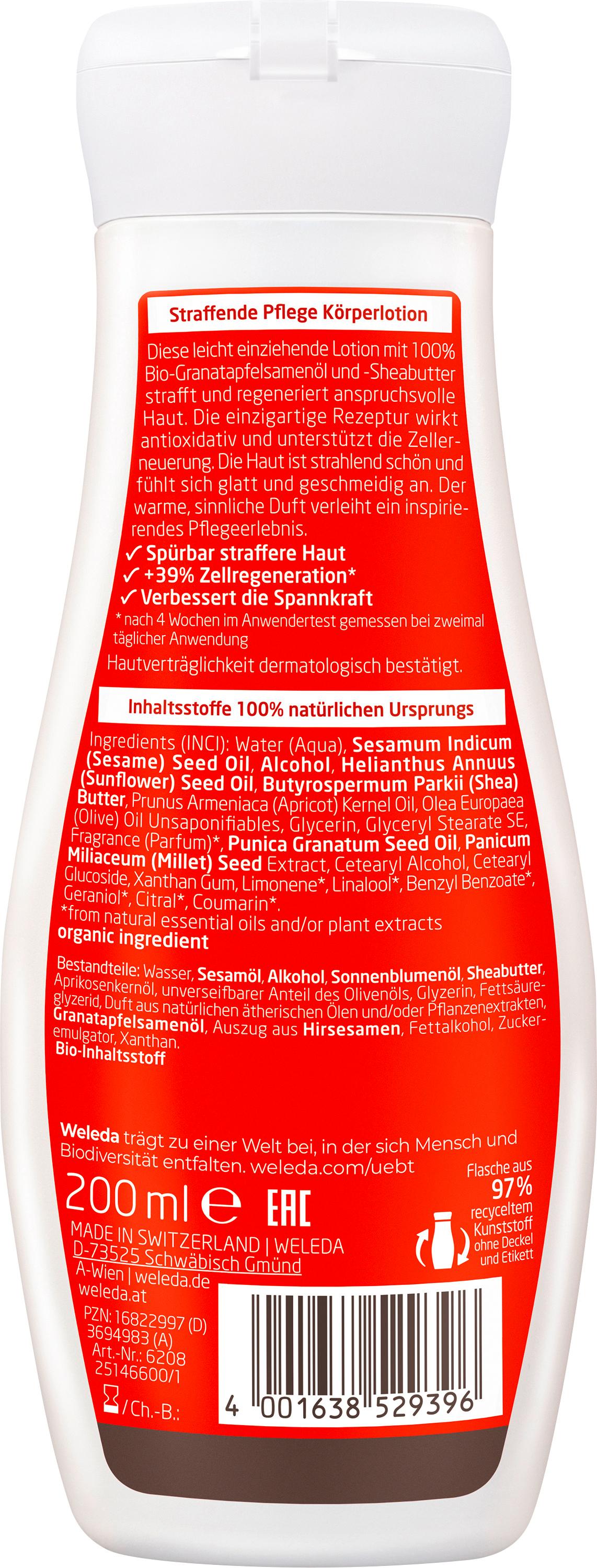 Produktbild Weleda GRANATAPFEL Straffende Pflege Körperlotion 2 von 4