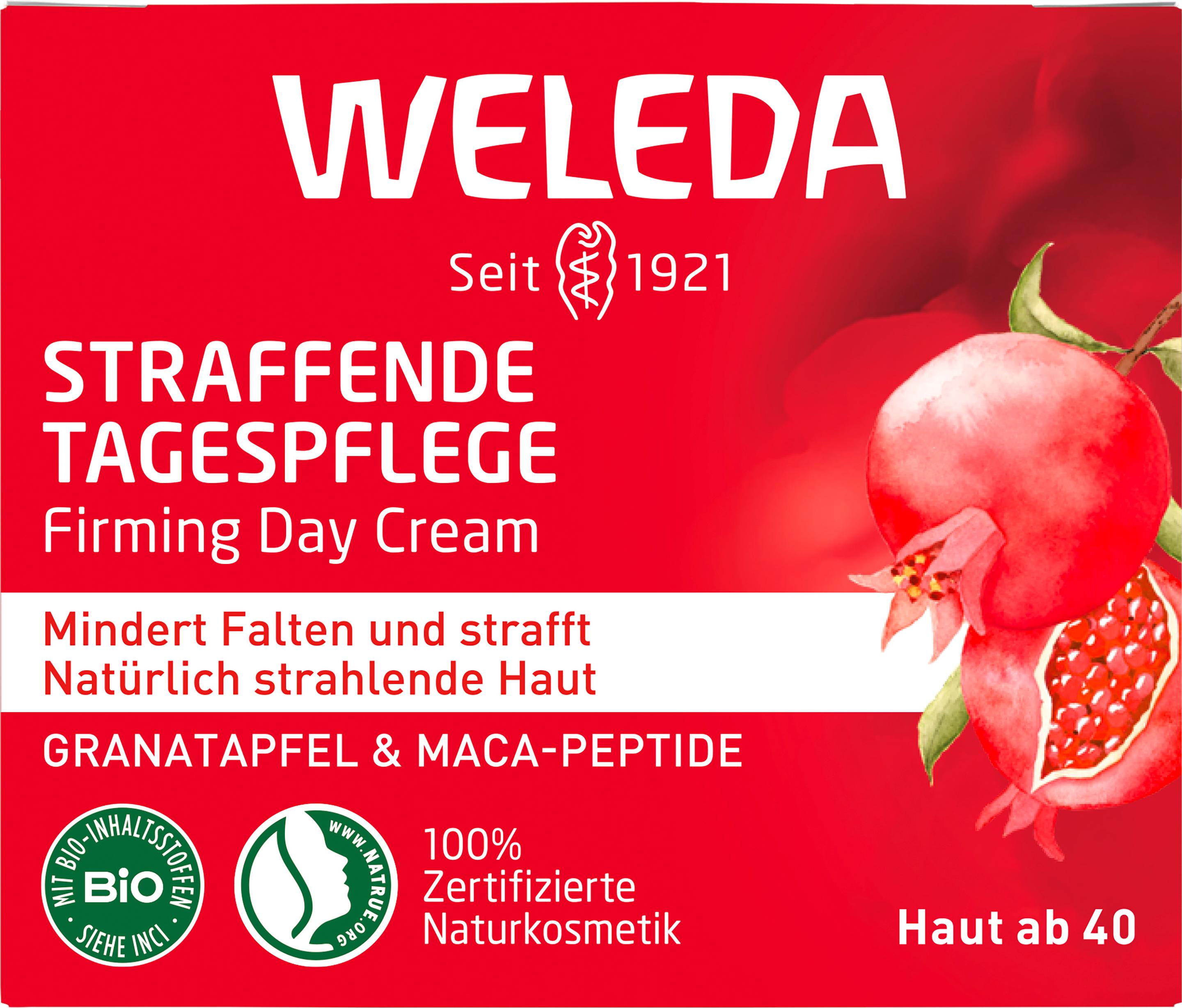 Produktbild Weleda GRANATAPFEL Straffende Tagespflege Granatapfel&Maca-Peptide 2 von 10