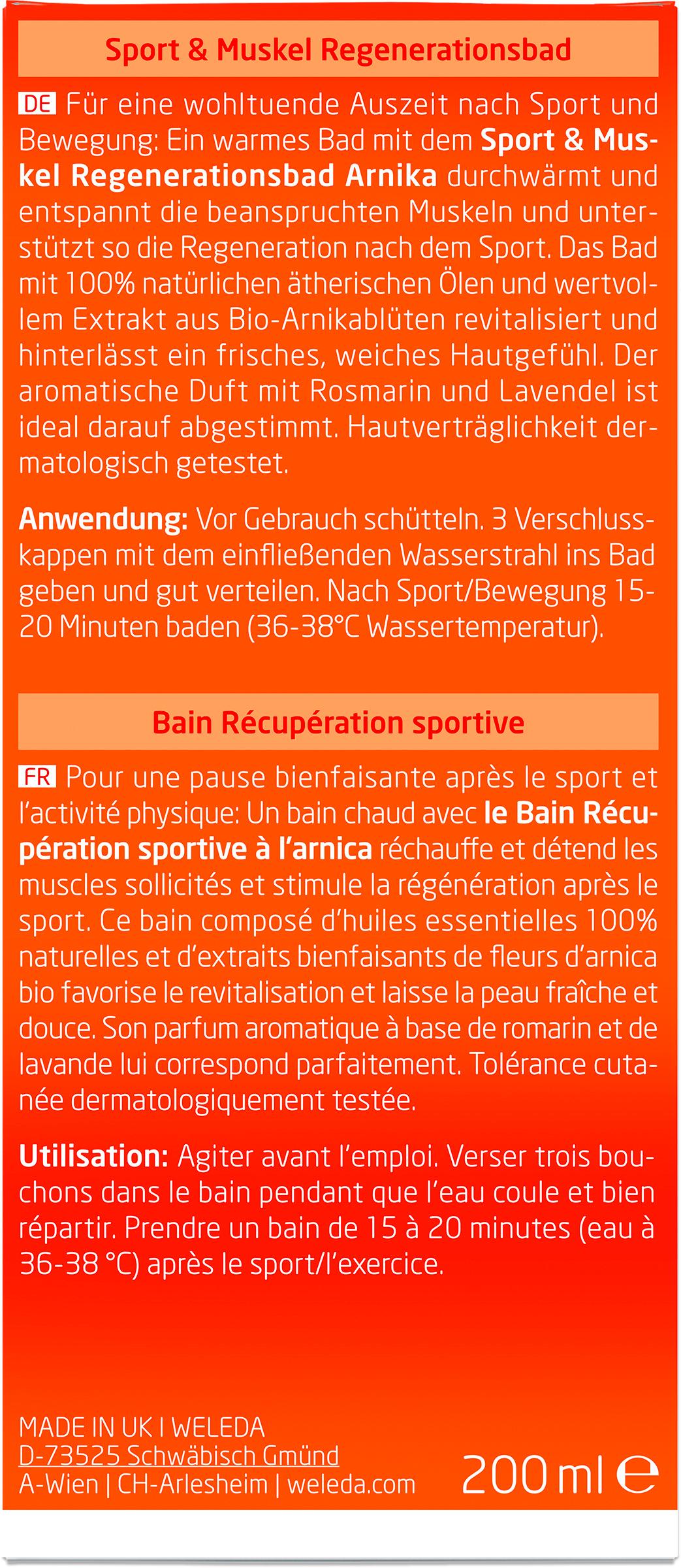 Produktbild Weleda Sport&Muskel Regenerationsbad 2 von 4