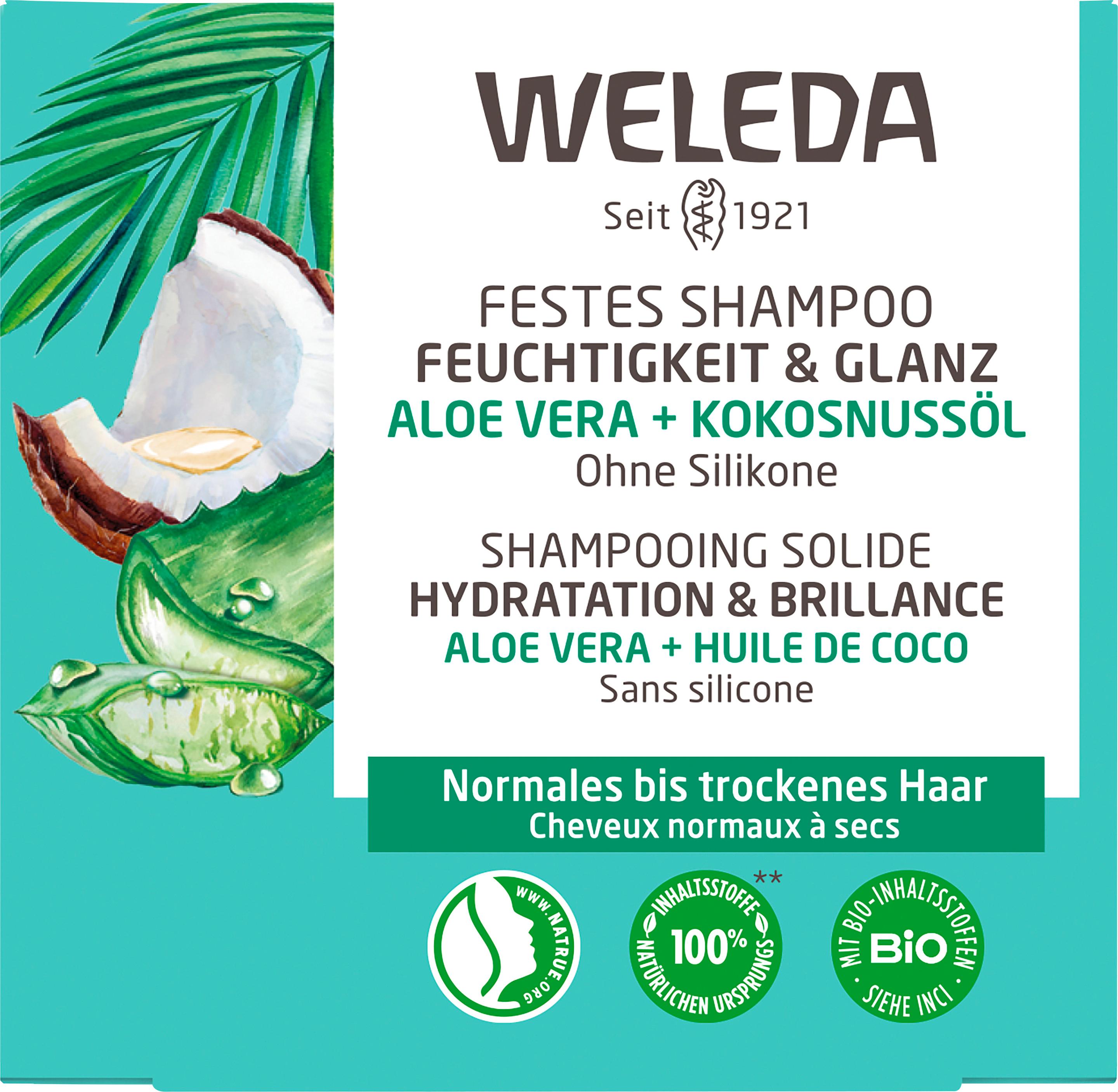 Weleda Festes Shampoo Feuchtigkeit&Glanz