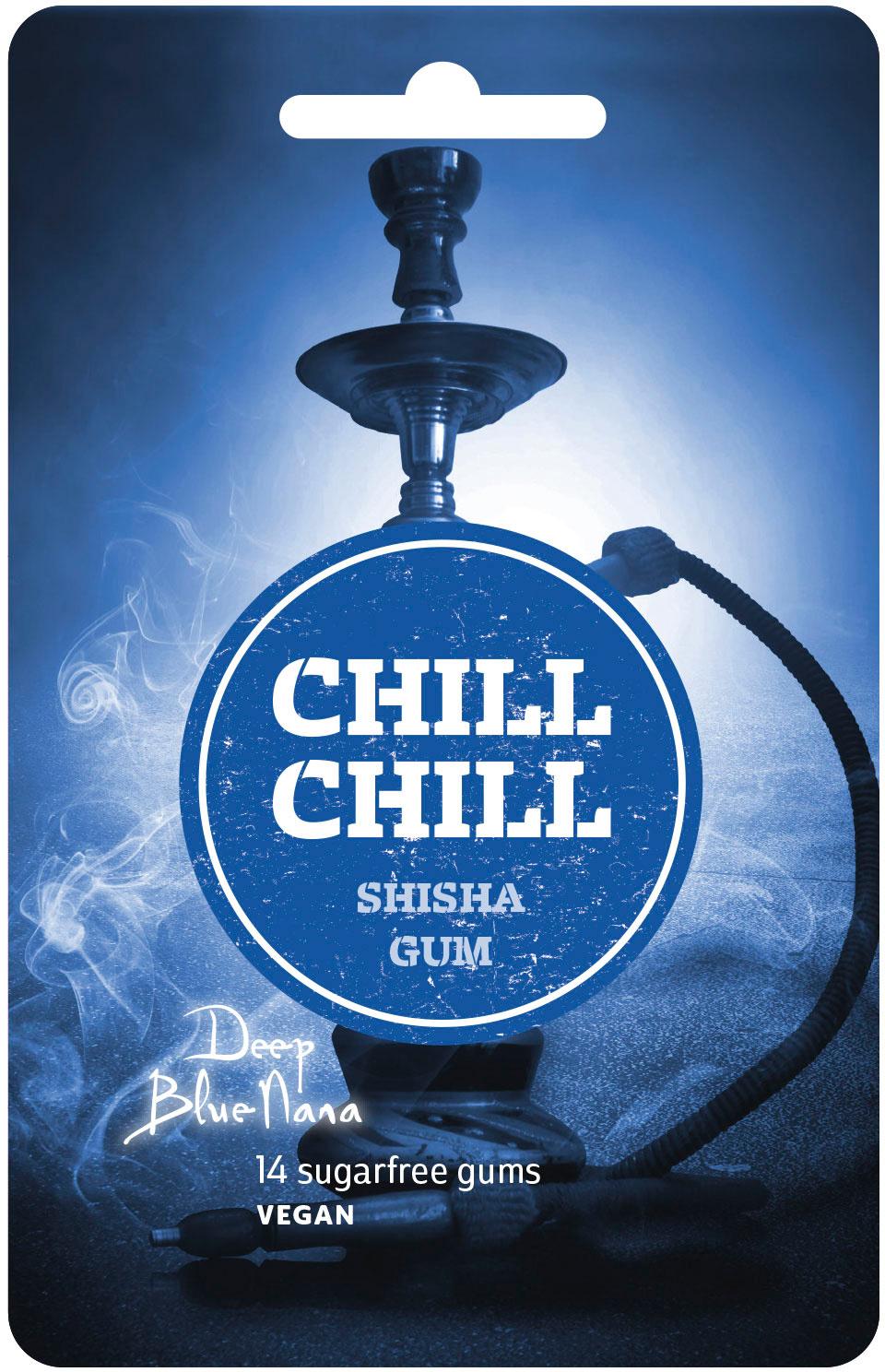 CHILL CHILL Kaugummi Shisha Deep Blue Nana