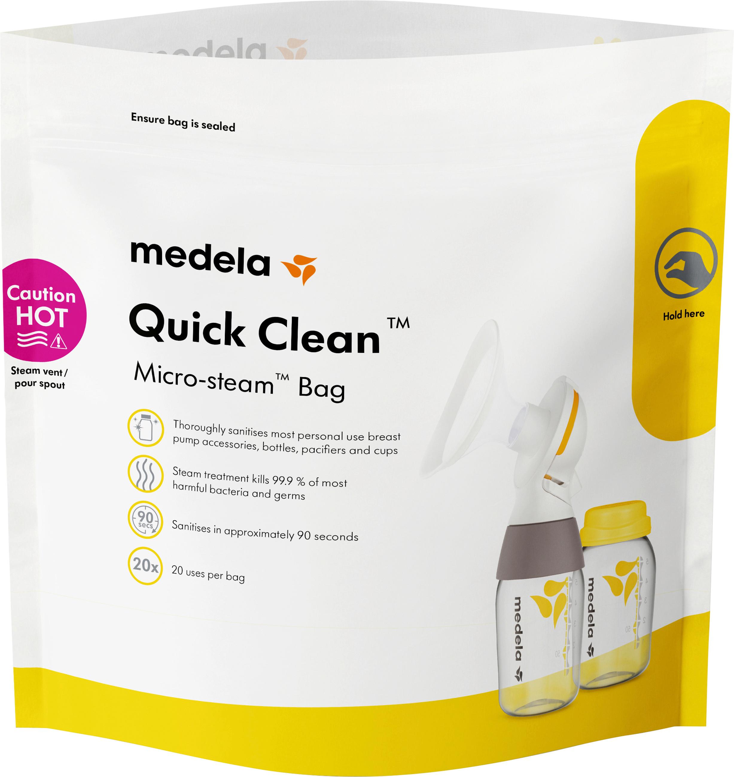 Produktbild Medela Quick Clean Mikrowellenbeutel zur Sterilisation 2 von 2