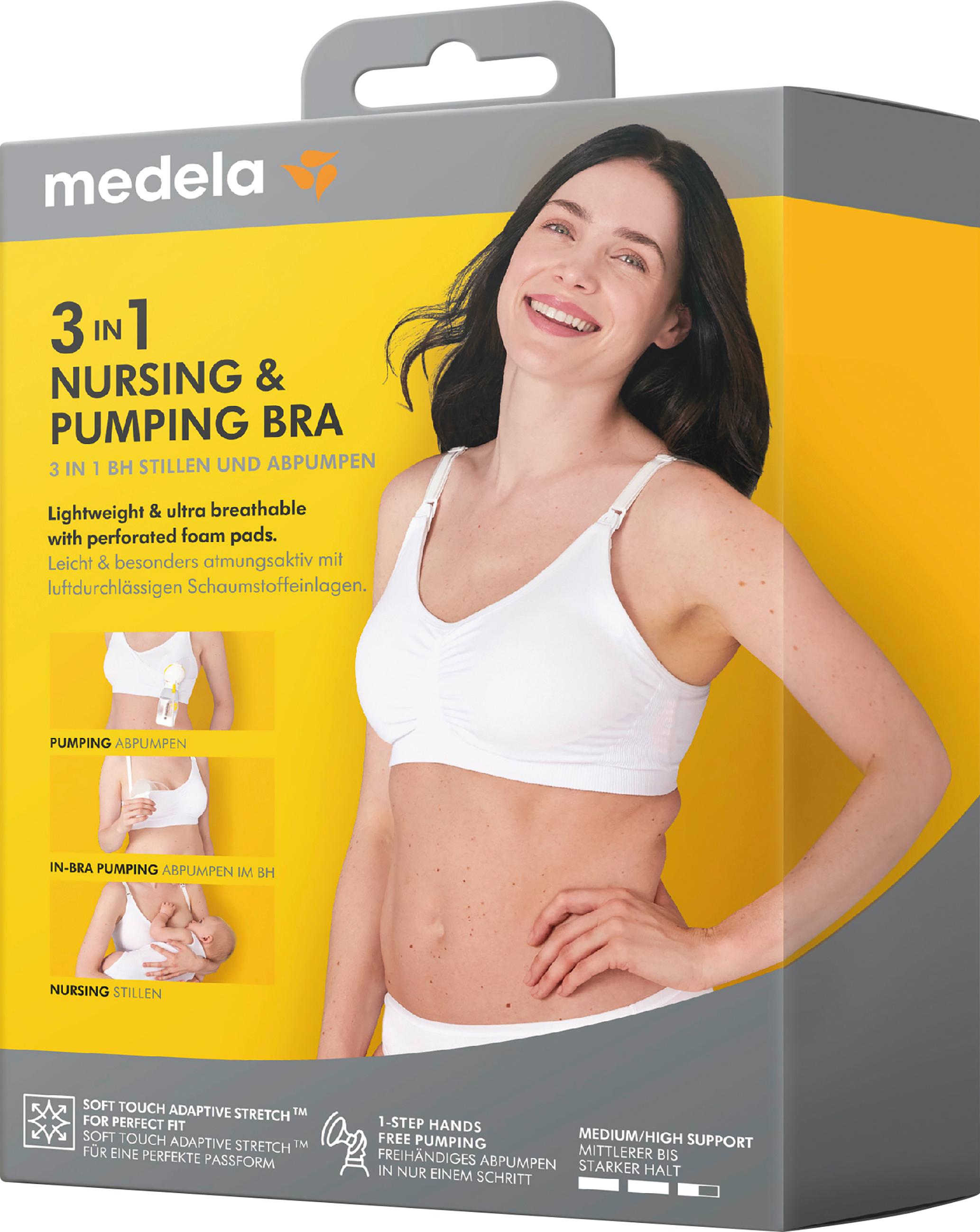 Produktbild Medela 3-in-1 Hands-free Bra weiß 2 von 11