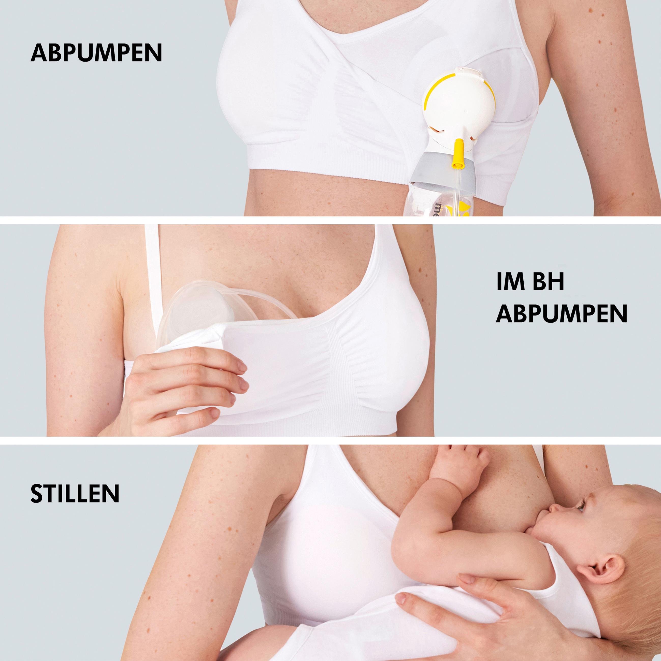 Produktbild Medela 3-in-1 Hands-free Bra weiß 9 von 11