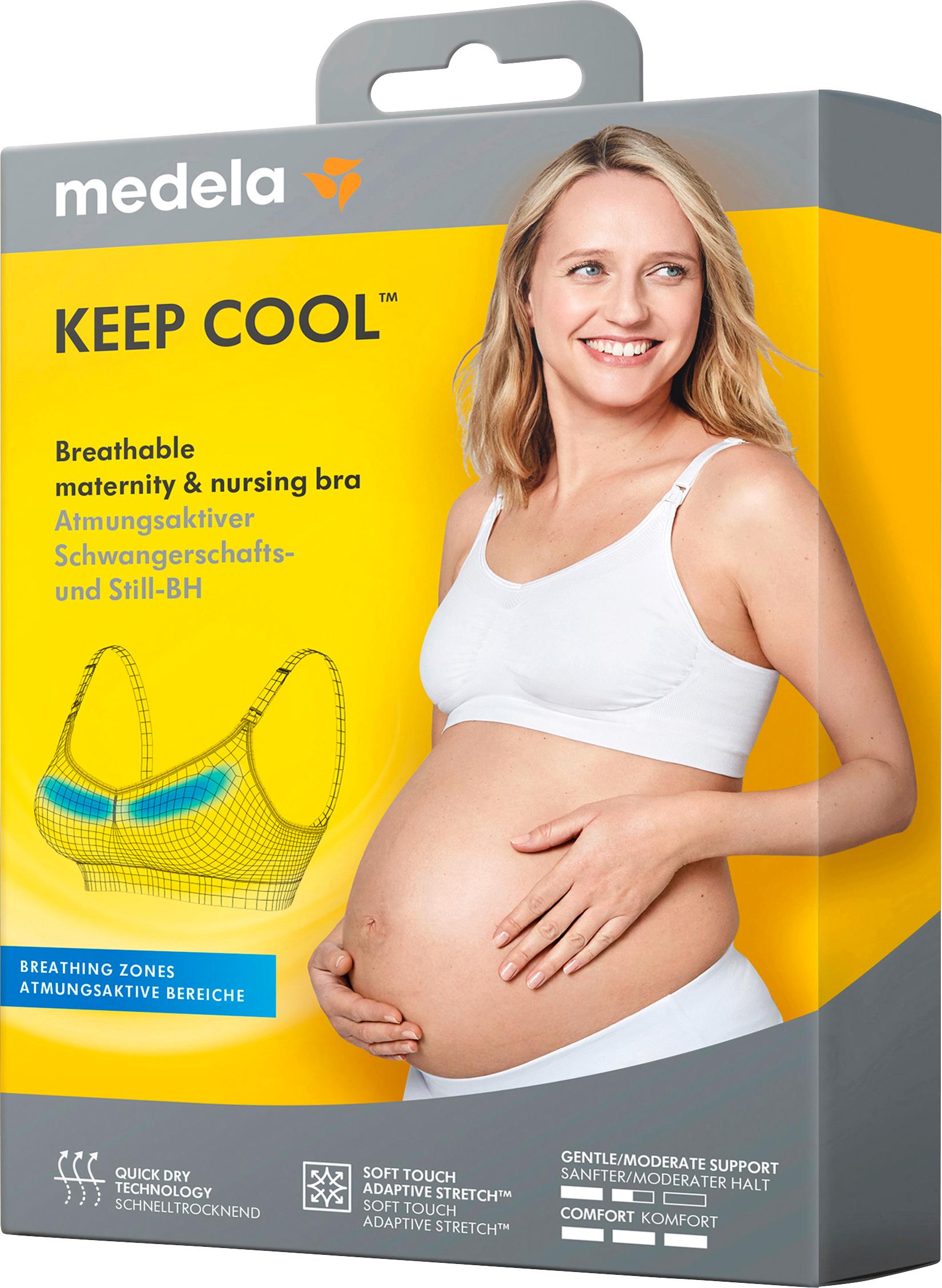 Medela Keep Cool™ Schwangerschafts- und Still-BH weiß