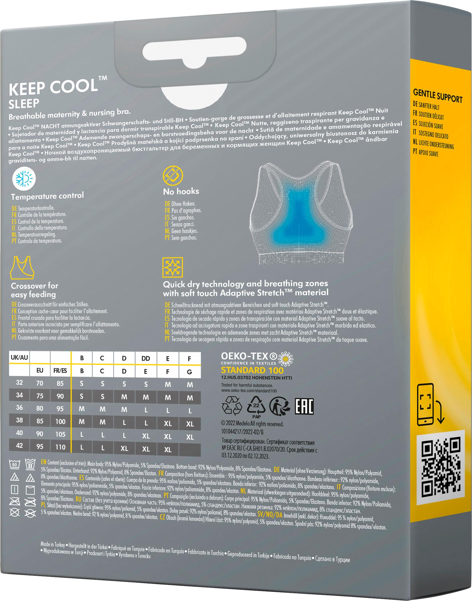 Produktbild Medela Keep Cool™ Schlaf-Bustier weiß 2 von 7