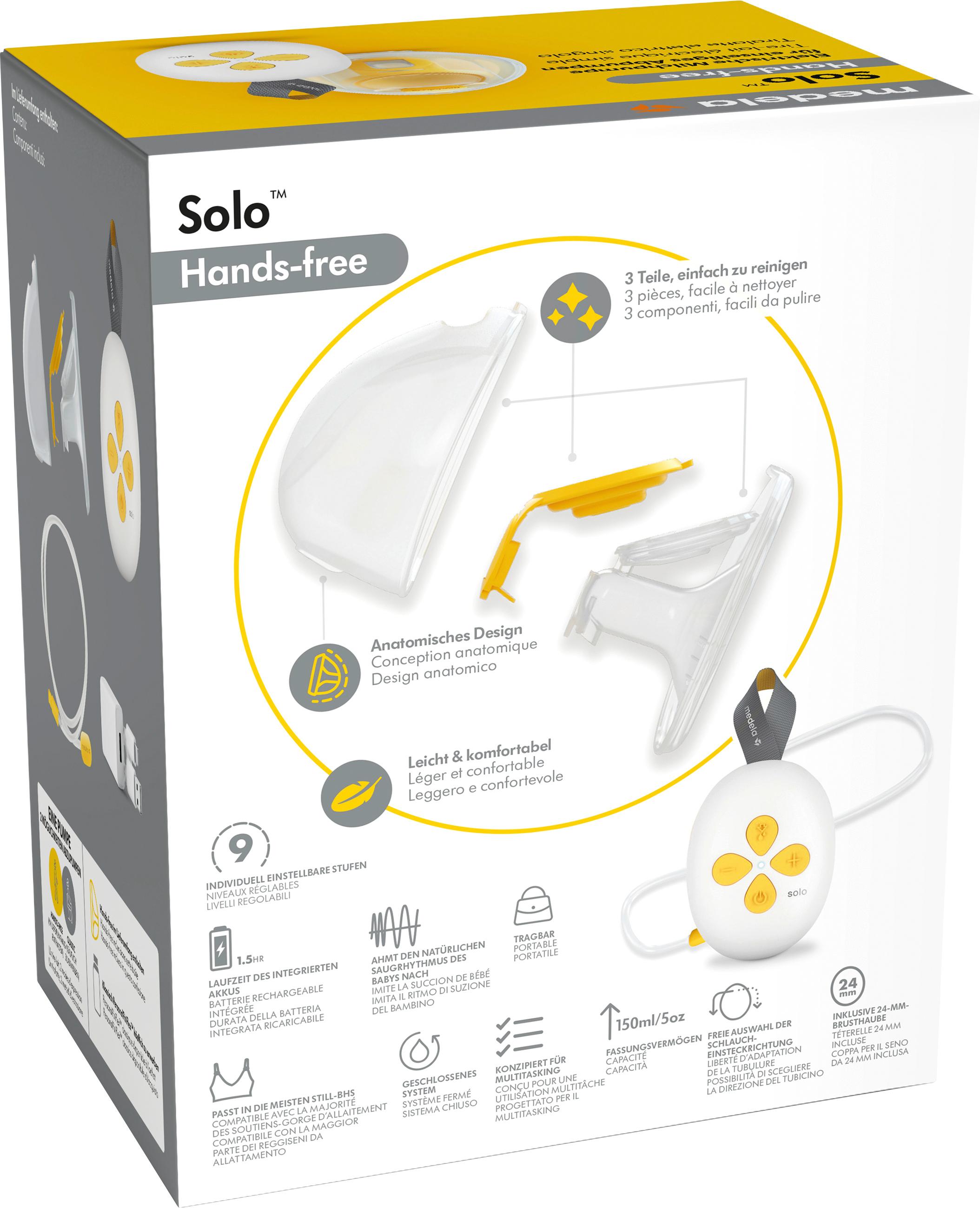 Produktbild Medela Solo™ Hands-free elektrische Milchpumpe 2 von 14