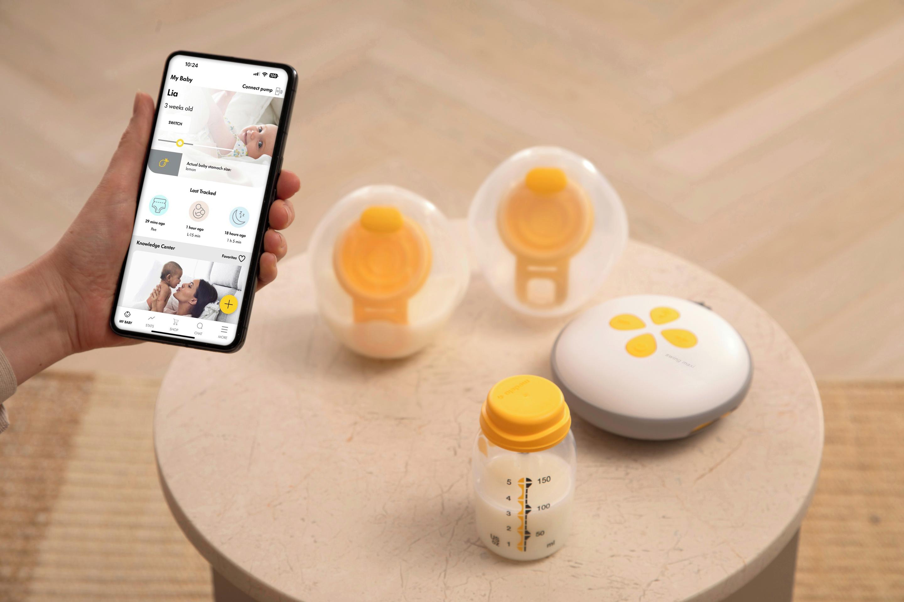 Produktbild Medela Swing Hands-free Doppelmilchpumpe elektrisch 4 von 5