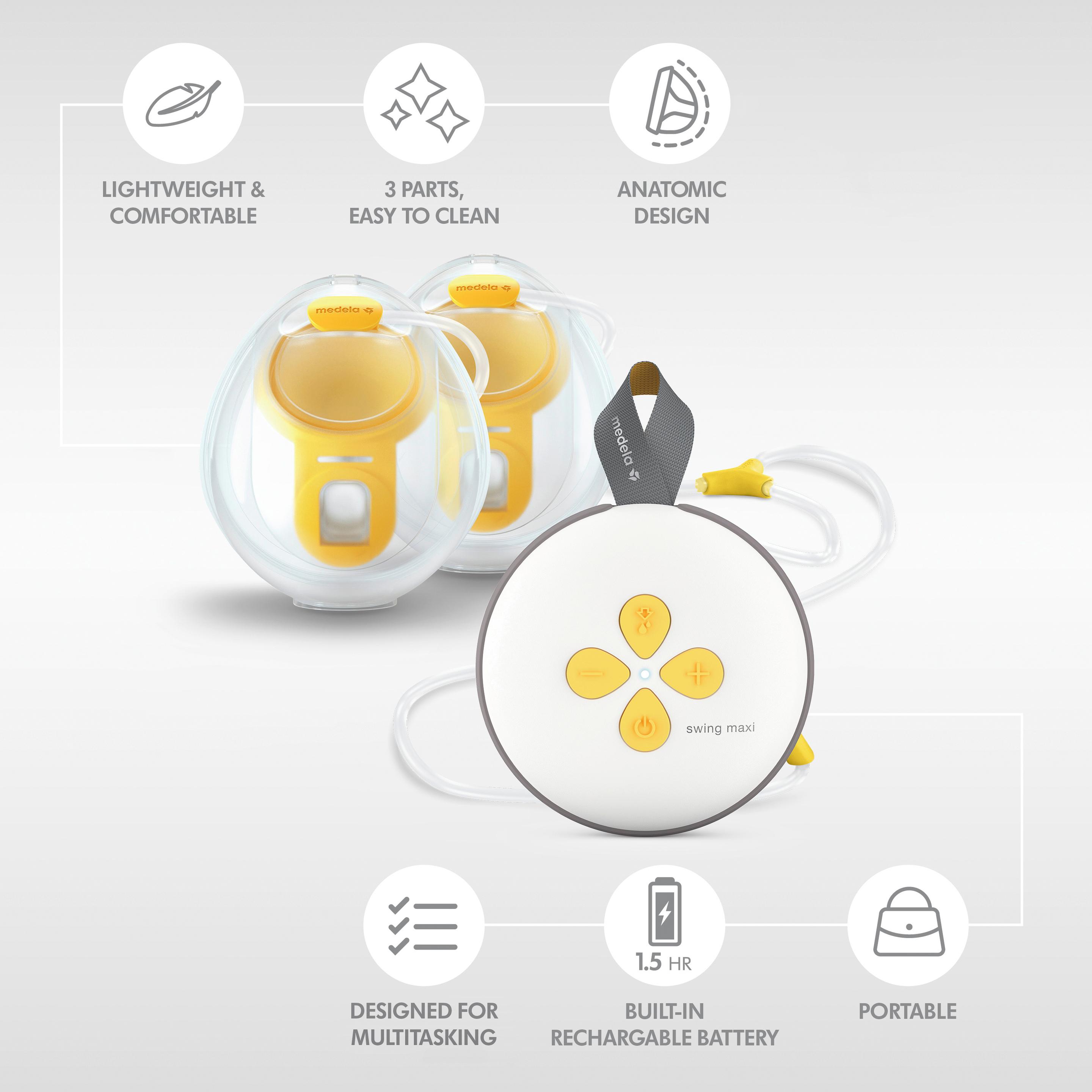 Produktbild Medela Swing Hands-free Doppelmilchpumpe elektrisch 3 von 5