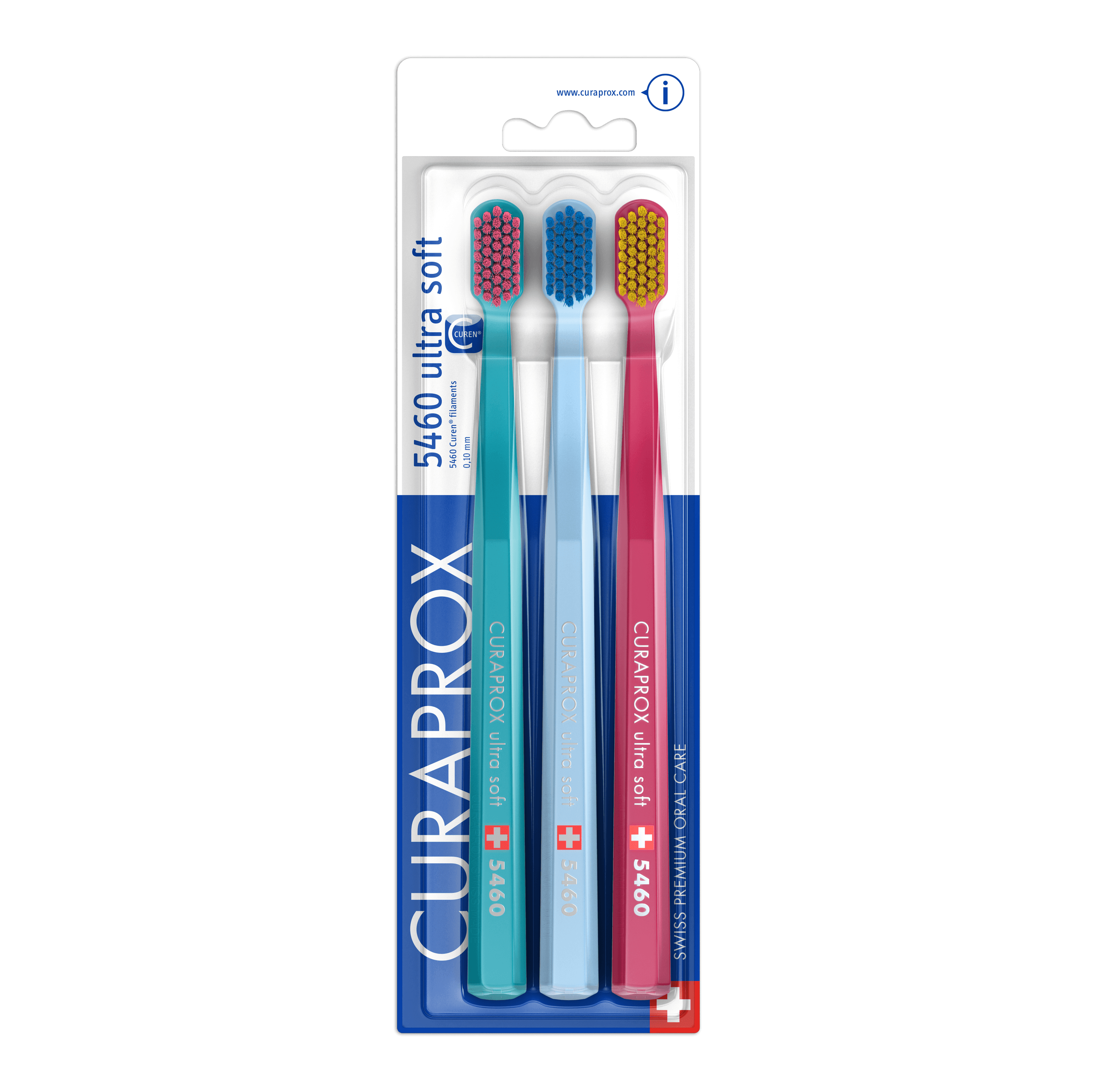 Curaprox Handzahnbürse CS 5460 ultra soft 3er Pack