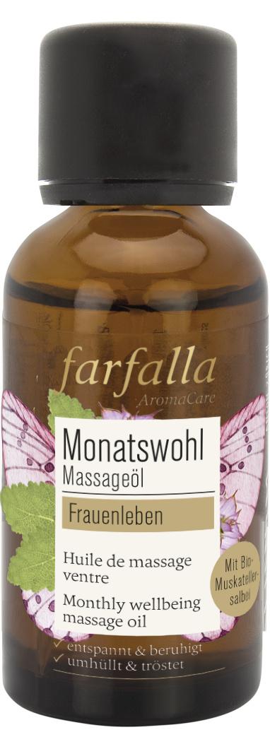 Farfalla Frauenleben Muskatellersalbei Monatswohl Massageöl