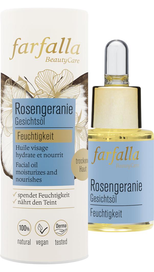 Farfalla Gesichtsöl Rosengeranie