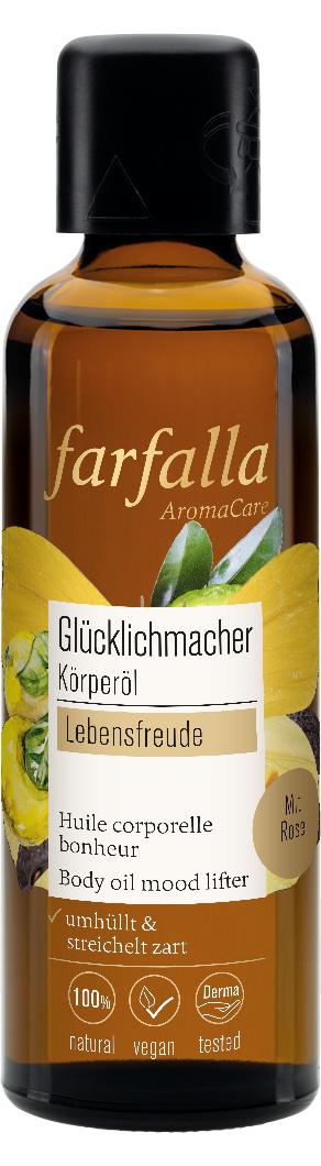 Farfalla Lebensfreude Glücklichmacher Körperöl