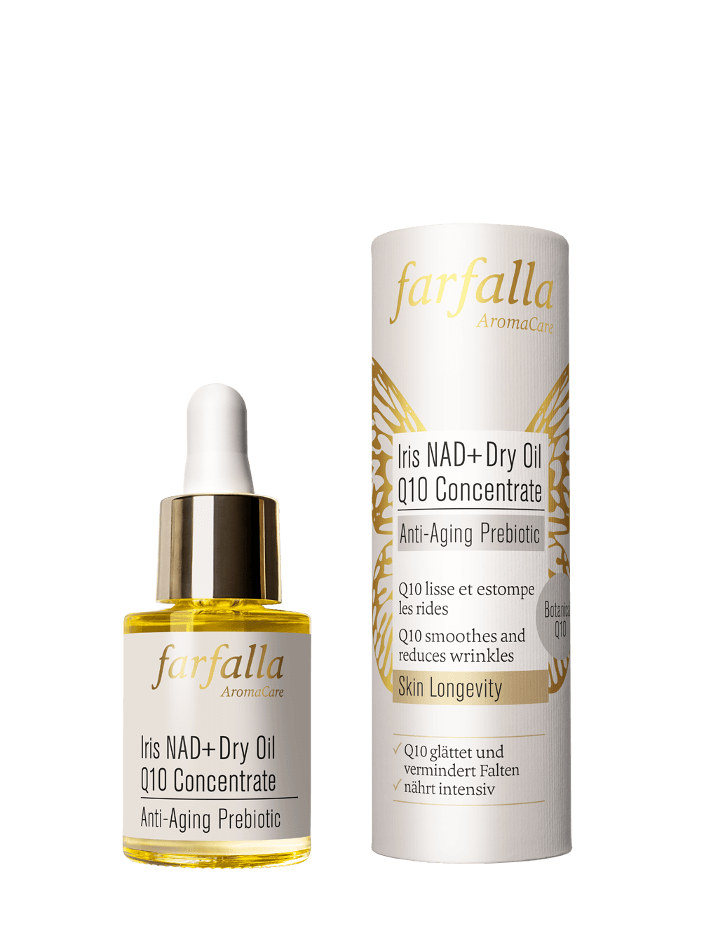 Farfalla Iris NAD+ Dry Oil Q10 Concentrate