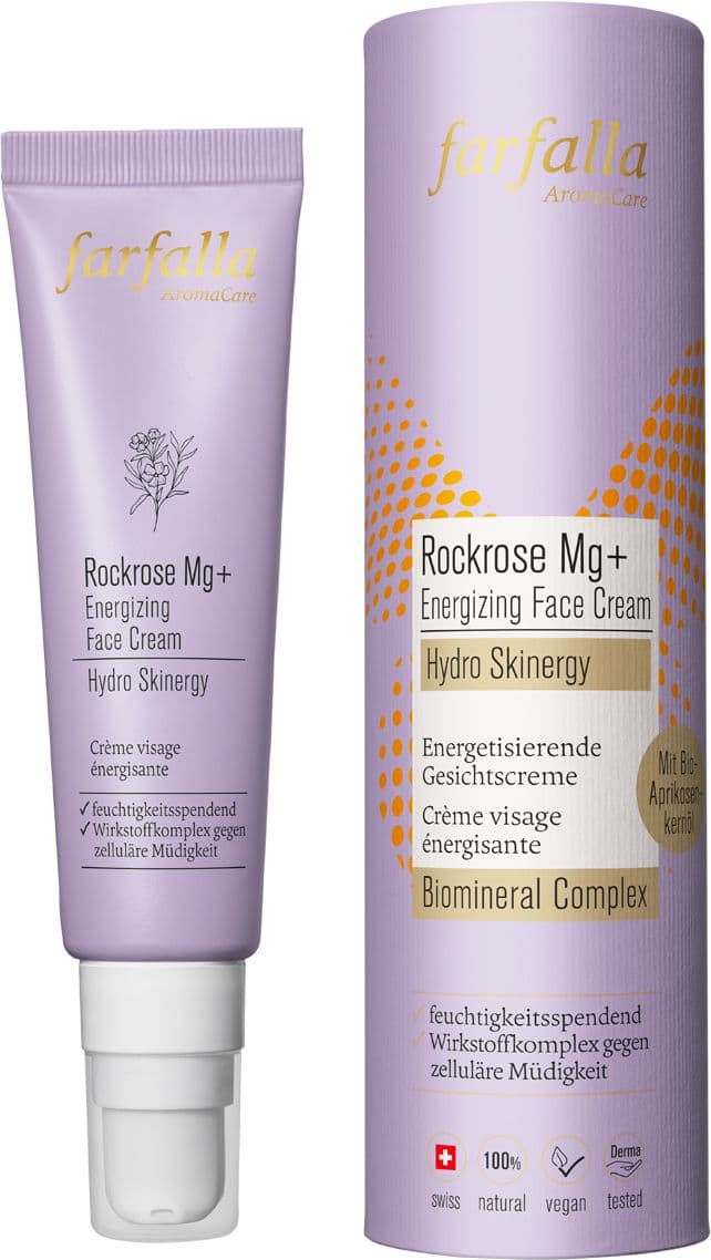 Farfalla Rockrose Mg+ Energizing Face Cream Hydro Skinergy