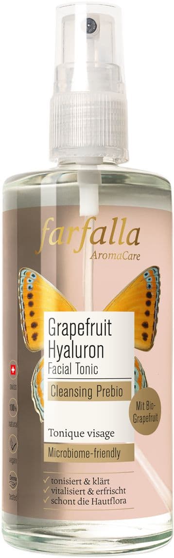 Farfalla Grapefruit Hyaluron Facial Tonic Cleansing Prebio