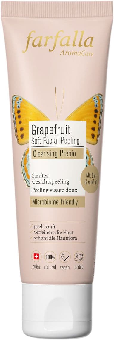 Farfalla Grapefruit Soft Facial Peeling Cleansing Prebio