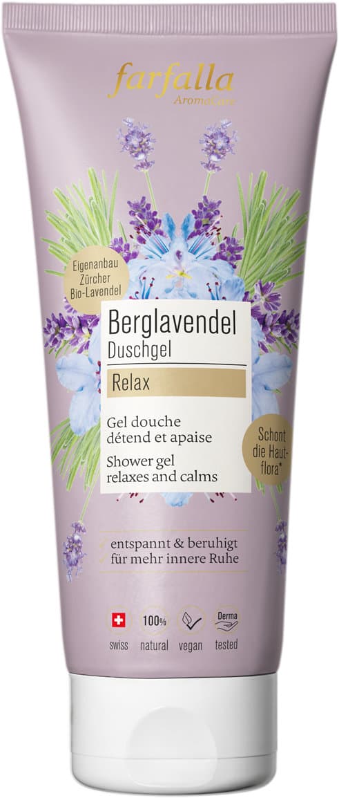 Farfalla Berglavendel Relax Schön entspannt Duschgel
