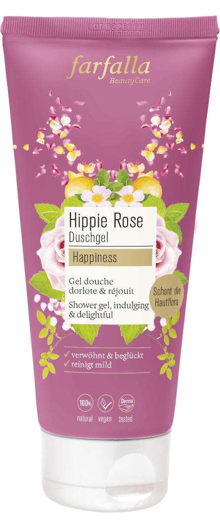 Farfalla Duschgel Happiness Hippie Rose