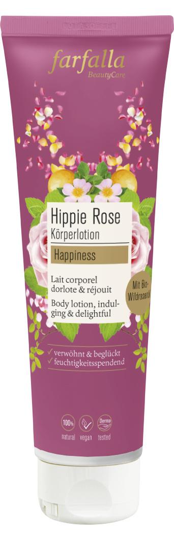 Farfalla Körperlotion Happiness Hippie Rose