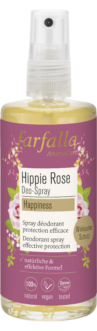 Farfalla Deo Spray Happiness Hippie Rose