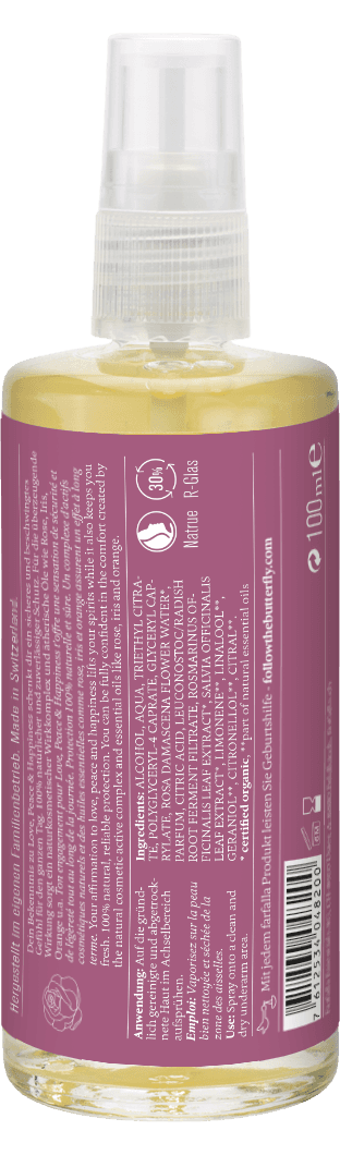 Produktbild Farfalla Deo Spray Happiness Hippie Rose 2 von 2