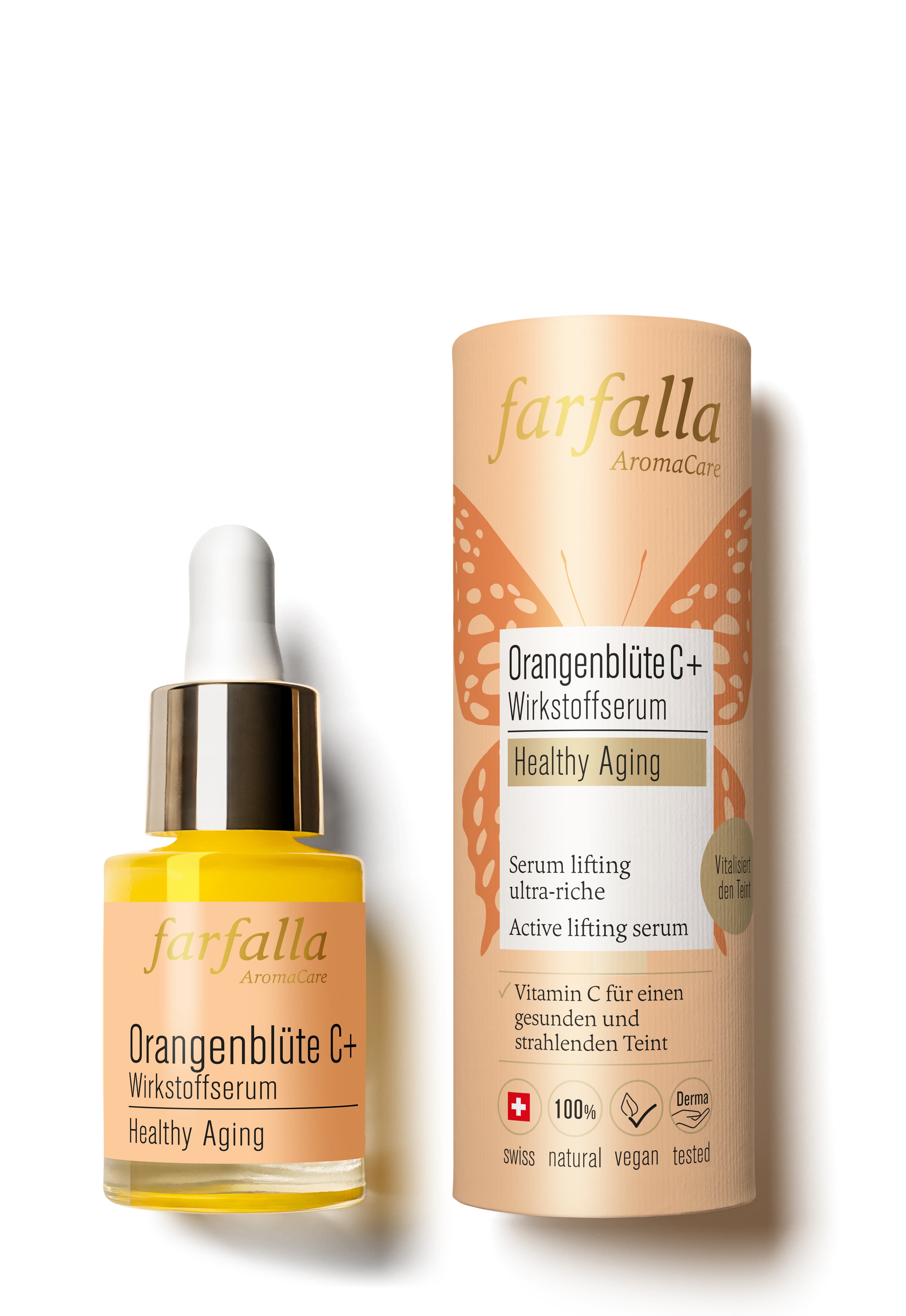 Farfalla Orangenblüte C+ Wirkstoffserum, Healthy Aging