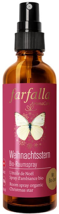 Farfalla Weihnachtsstern Bio-Raumspray