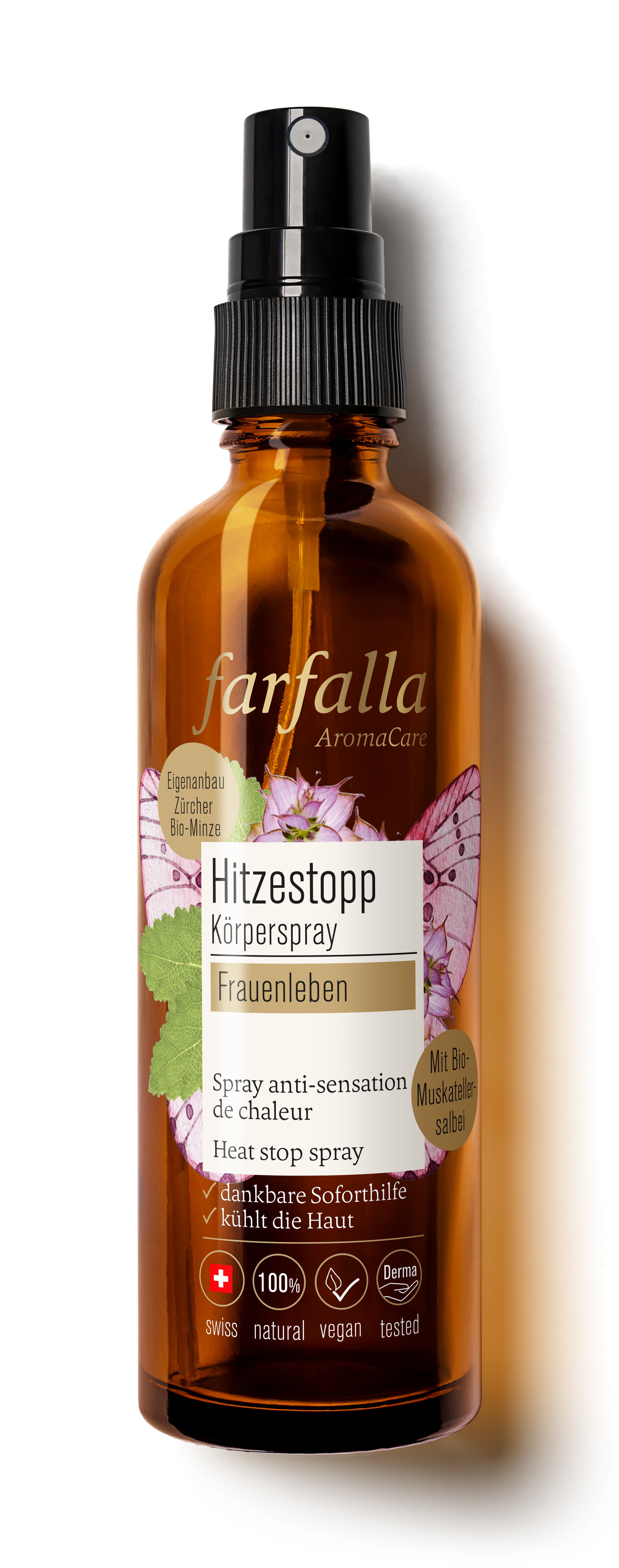 Farfalla Frauenleben Muskatellersalbei Hitzestopp Spray