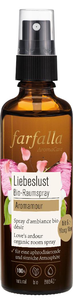 Farfalla Aromamour Liebeslust Bio Raumspray